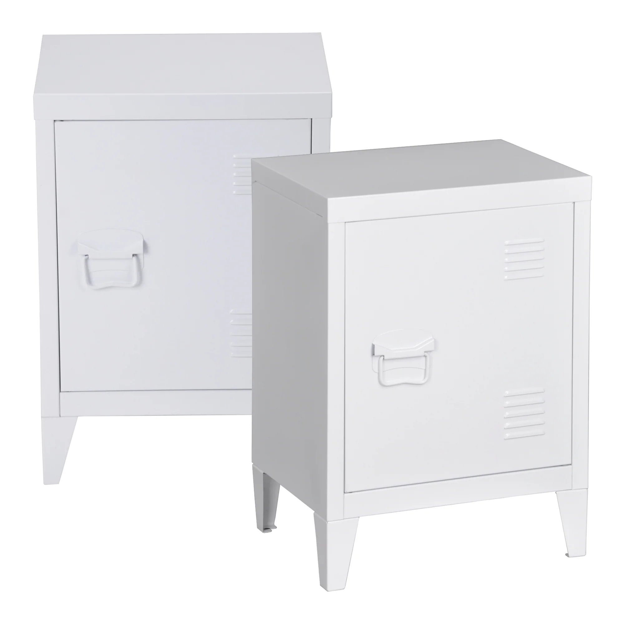[en.casa] Nachtkastje Inari set van 2 metaal 57x40x30 cm - 2 varianten - Image 2