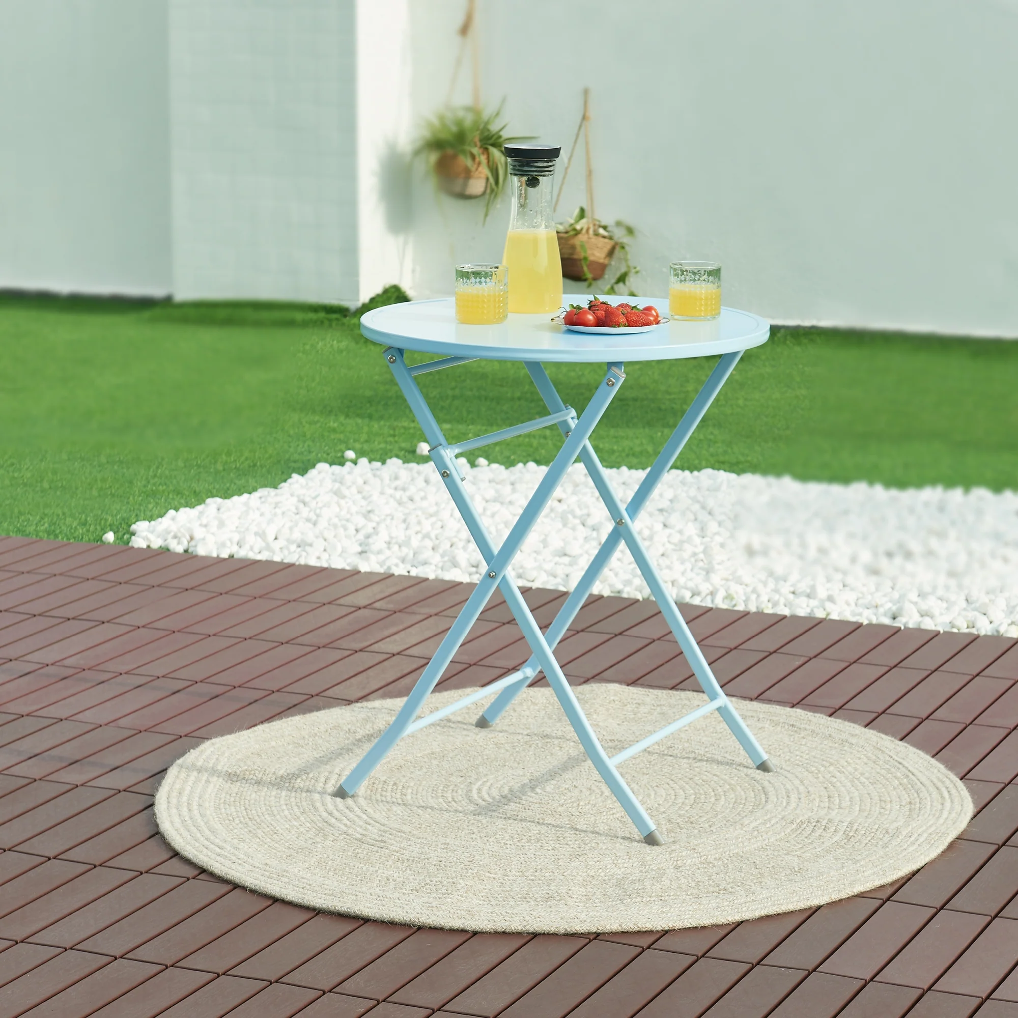 Klaptafel Sande tuintafel metaal [en.casa]
