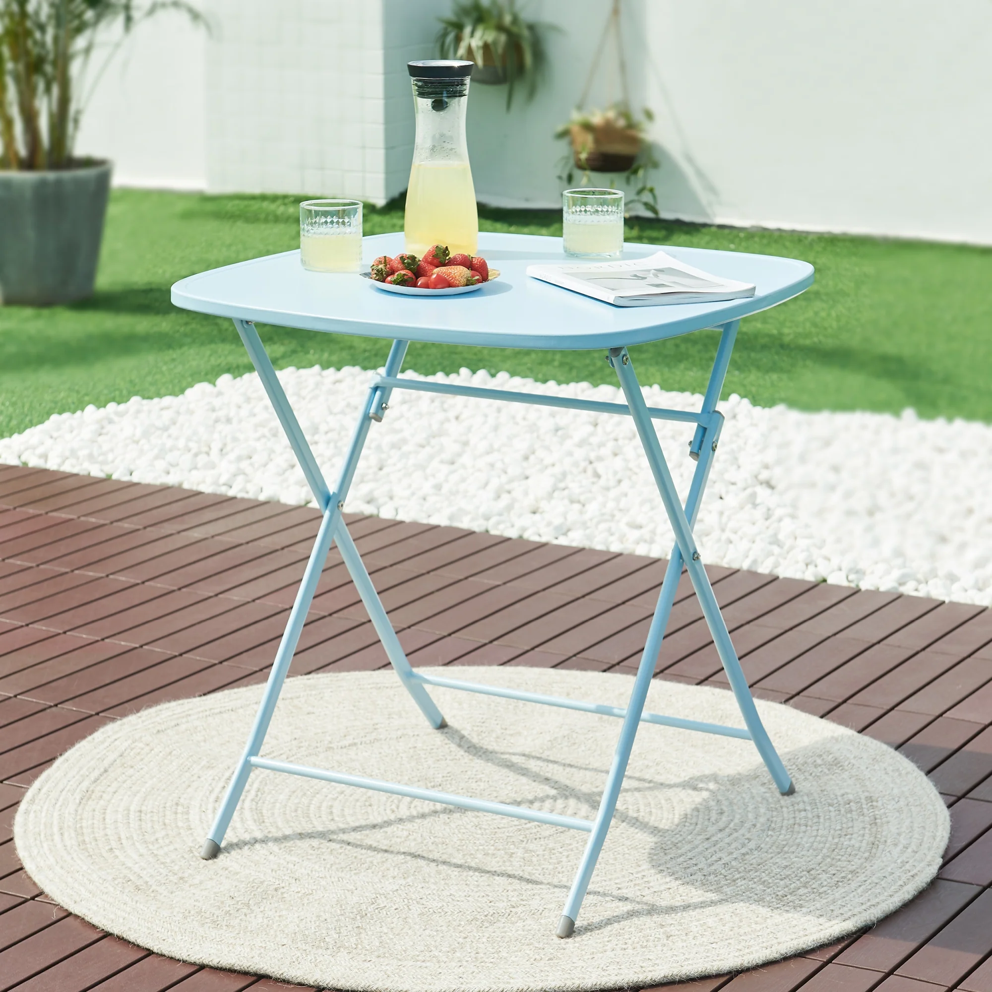 Klaptafel Sande tuintafel metaal [en.casa] - Image 5