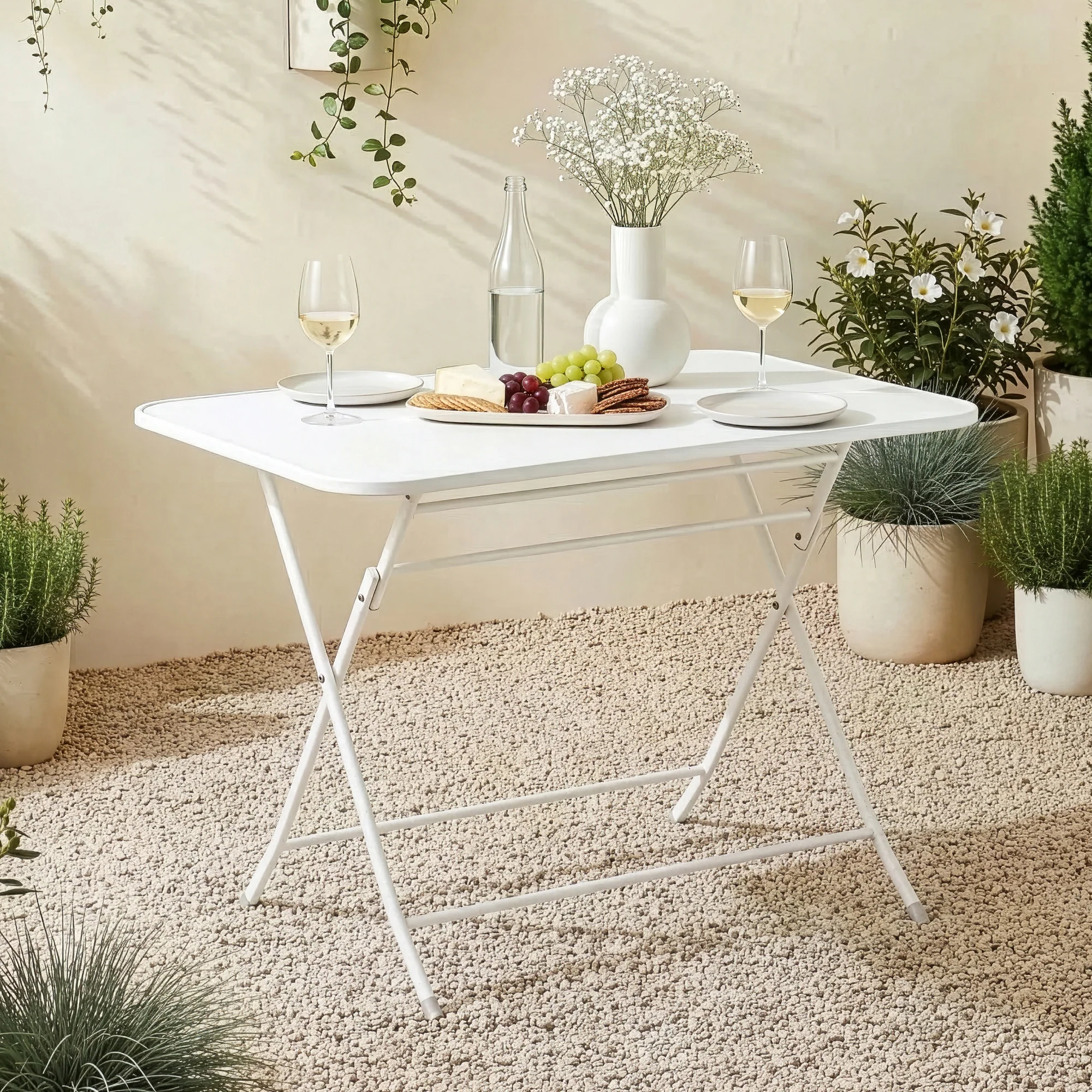 Klaptafel Sande tuintafel metaal [en.casa] - Image 8