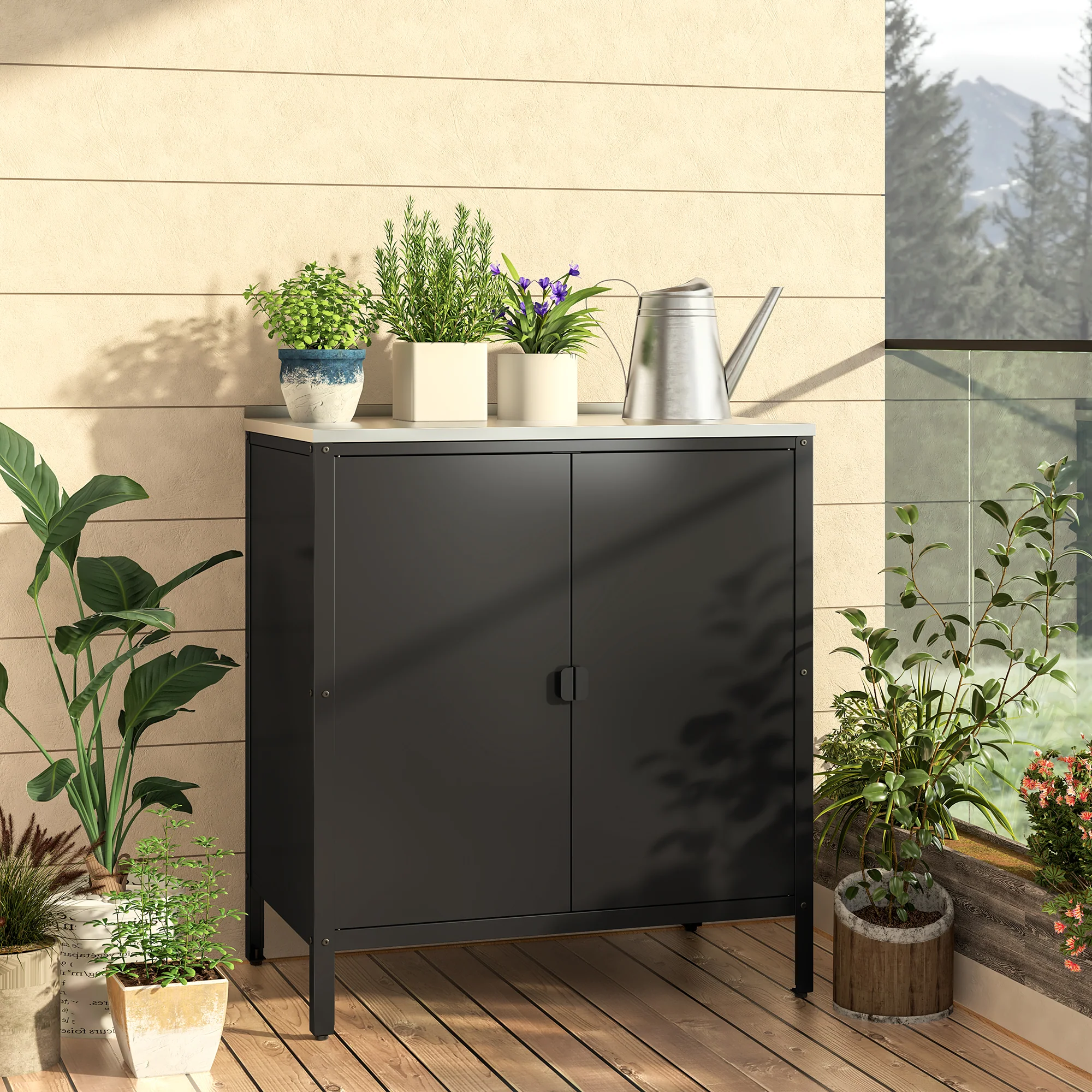 Kast Bolognano voor buiten 92x80x50 cm casa.pro