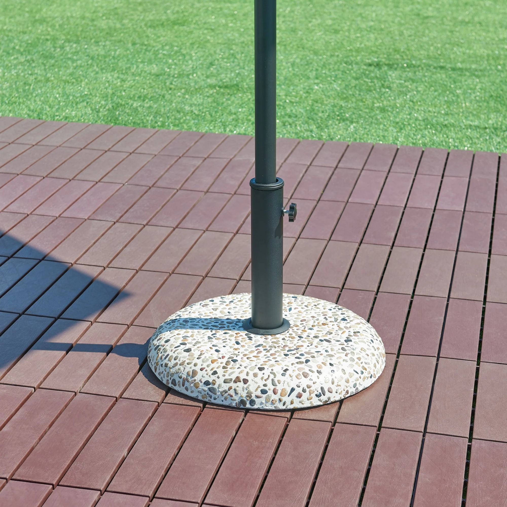 Parasolvoet Bitritto parasolhouder beton rond Ø45x6 cm casa.pro