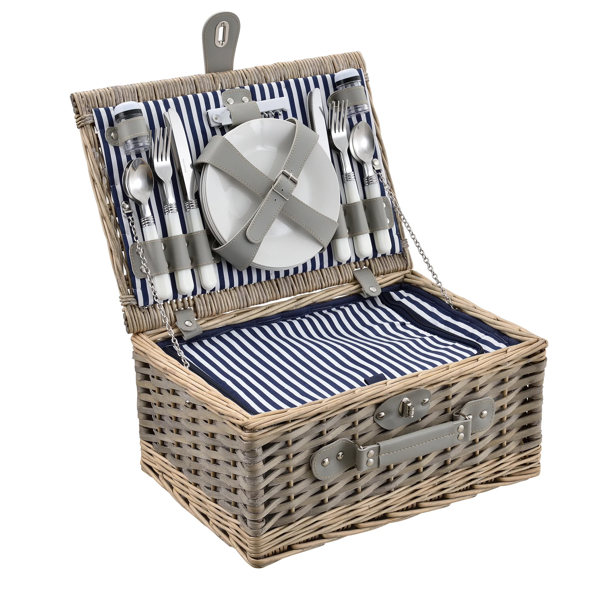 [casa.pro]® Picknickmand voor 2 of 4 personen - incl. inhoud - verschillende kleurren - Image 2