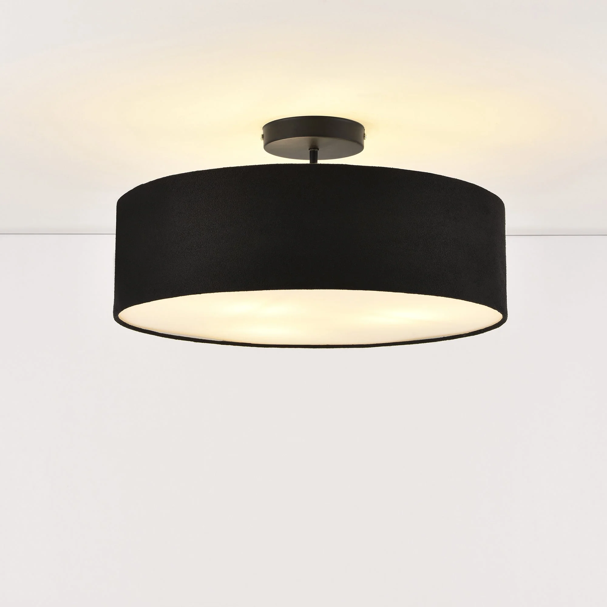 Plafondlamp Missouri plafonnière Ø45 cm zwart en wit 3xE27 - Image 2