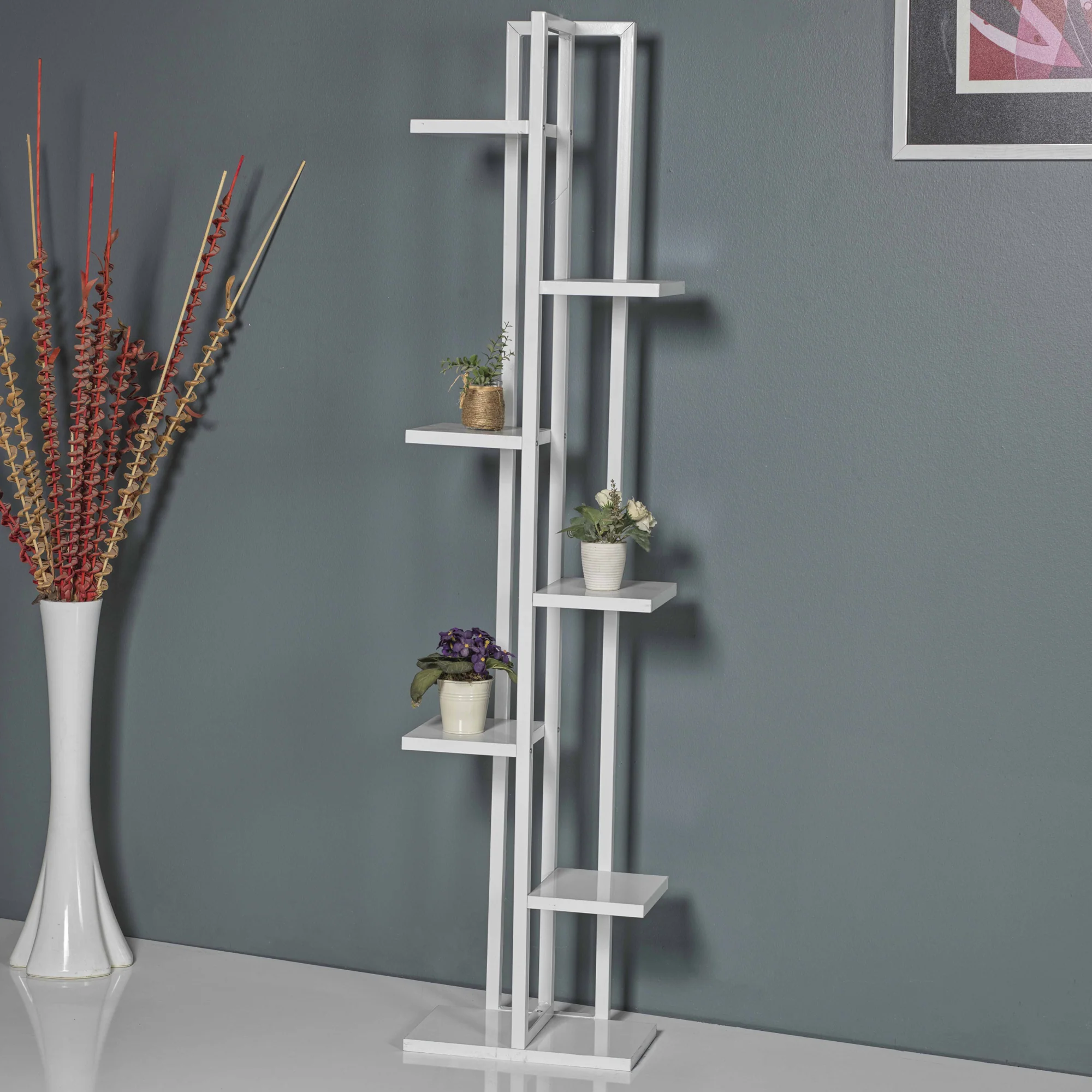 [en.casa] Plantenstandaard Somero 150x34x21cm - 3 varianten - Image 2