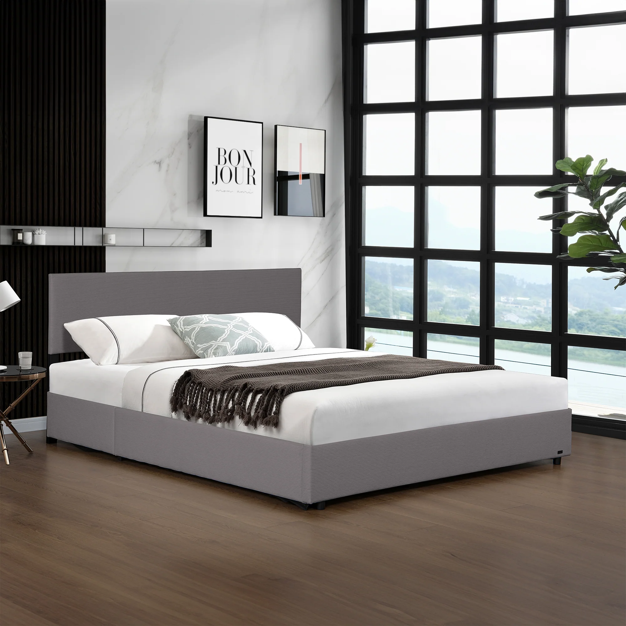 Bed Juva met lattenbodem en opbergruimte Corium - Image 4