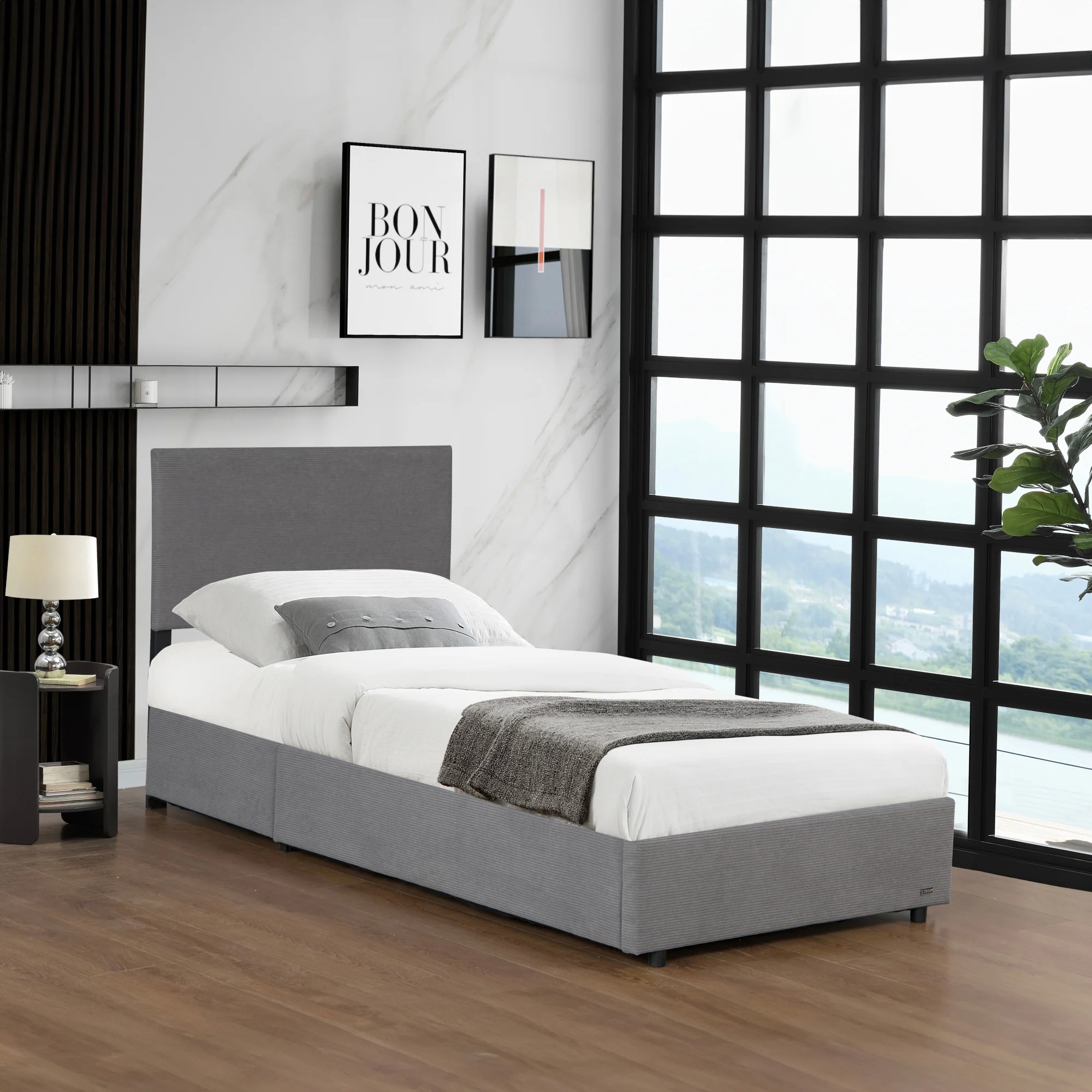 Bed Juva met lattenbodem en opbergruimte Corium - Image 5