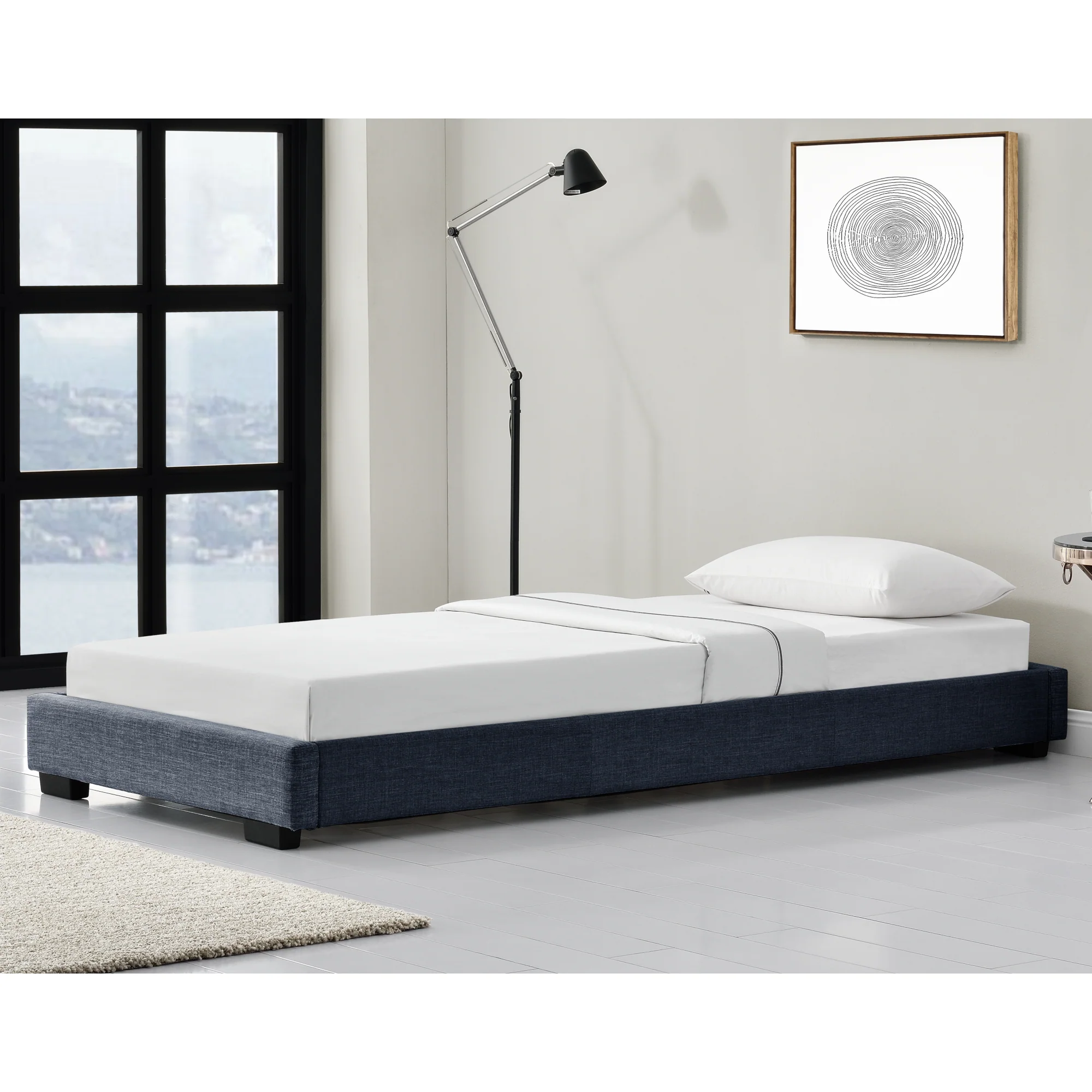 Modern houten bed Laag met bedbodem - 9 varianten - Image 4