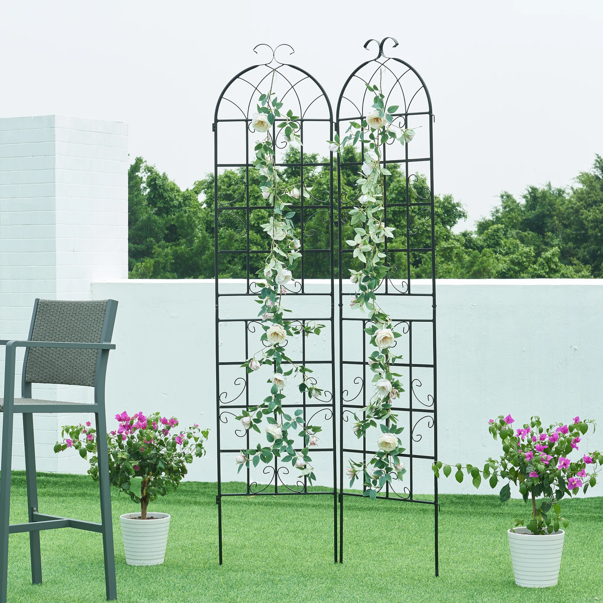 Tuinlatwerk Barrea set van 2 casa.pro