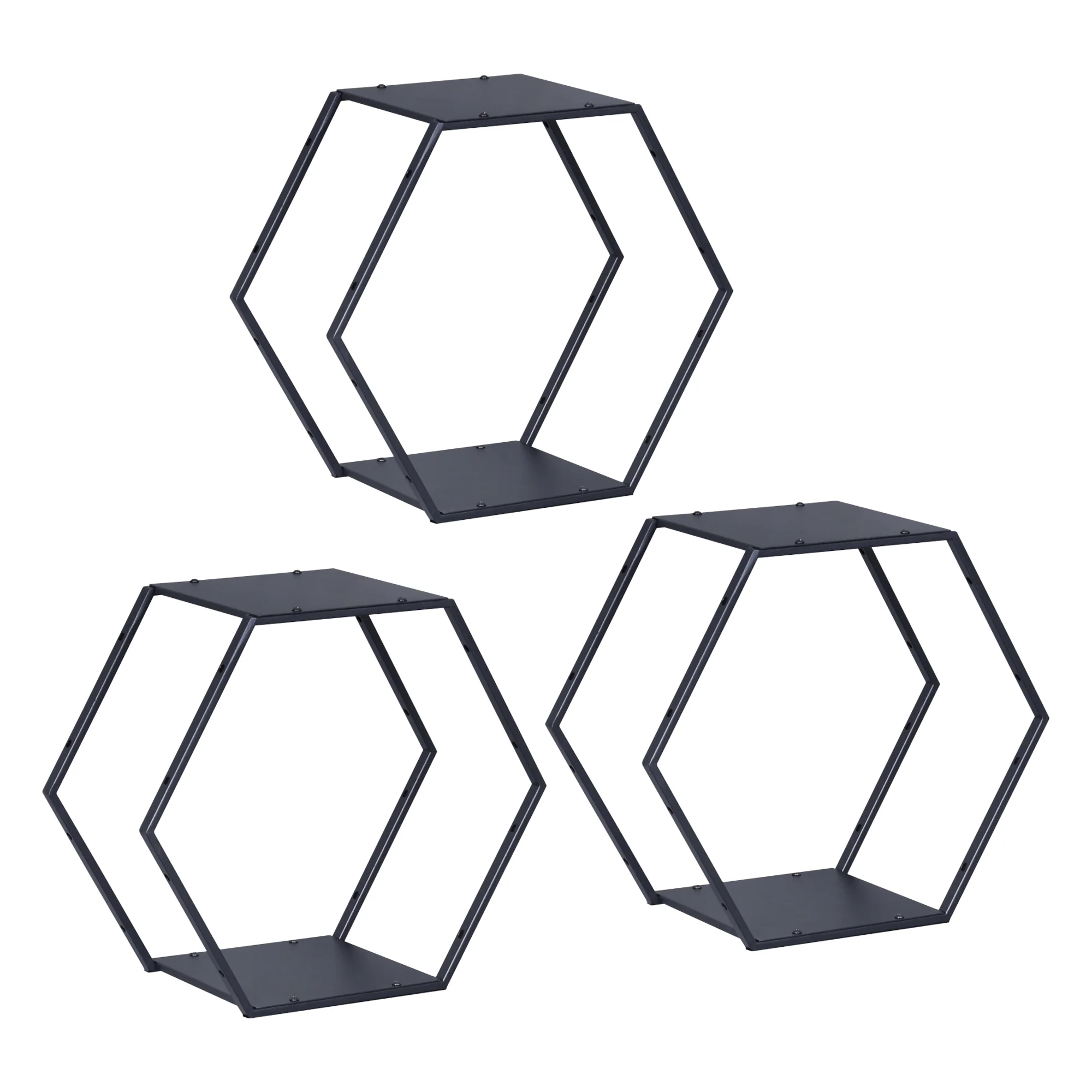 Wandrek Tand wandplankenset 32x37x19 cm [en.casa] - Image 3