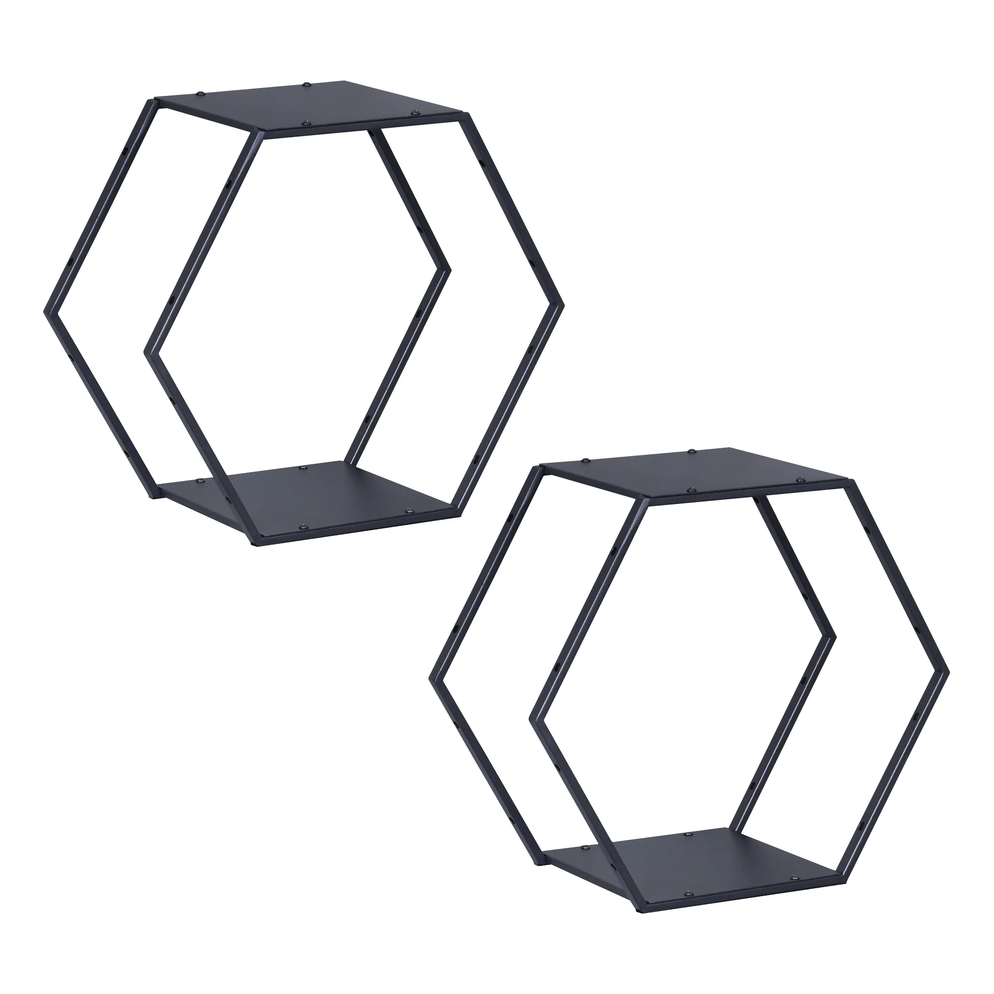 Wandrek Tand wandplankenset 32x37x19 cm [en.casa] - Image 4