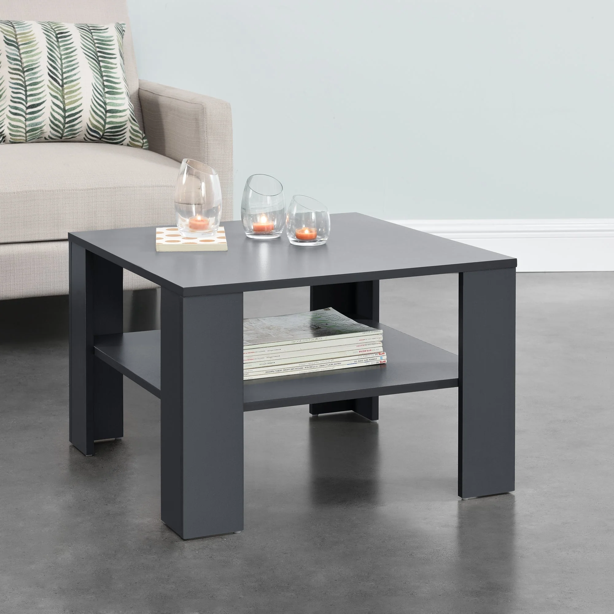 Salontafel Leiden vierkant 60x60x40 cm - verschillende kleuren - Image 6