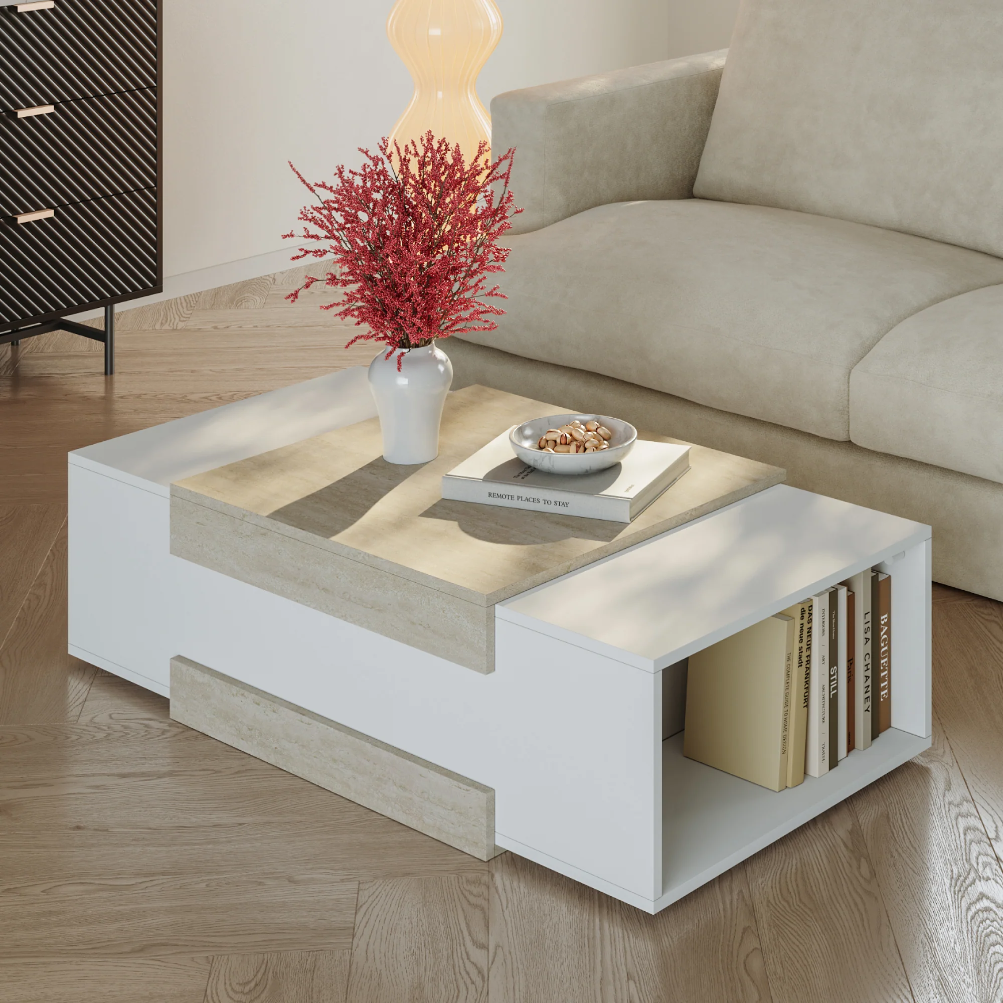 Salontafel Eljak 110x57x31 cm [en.casa] - Image 2
