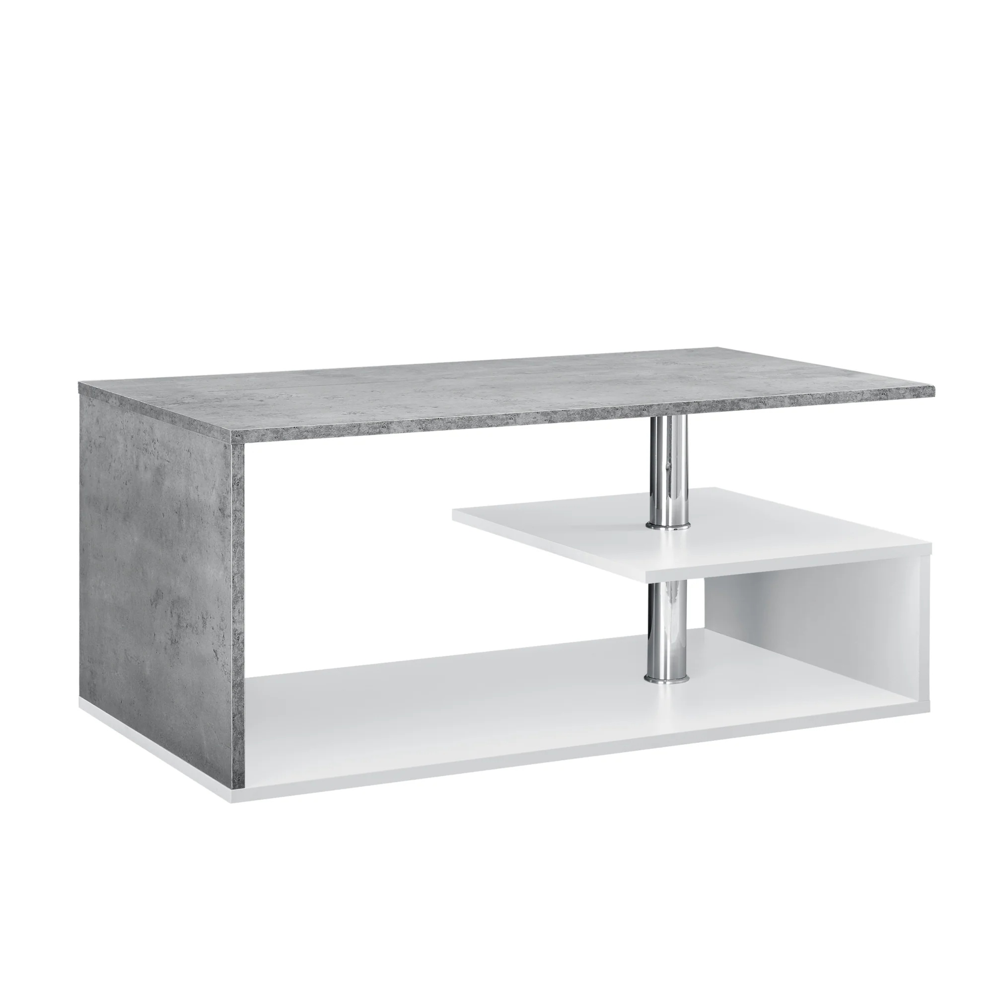 Salontafel Haarlem rechthoekig 90x50x41 cm [en.casa] - Image 3