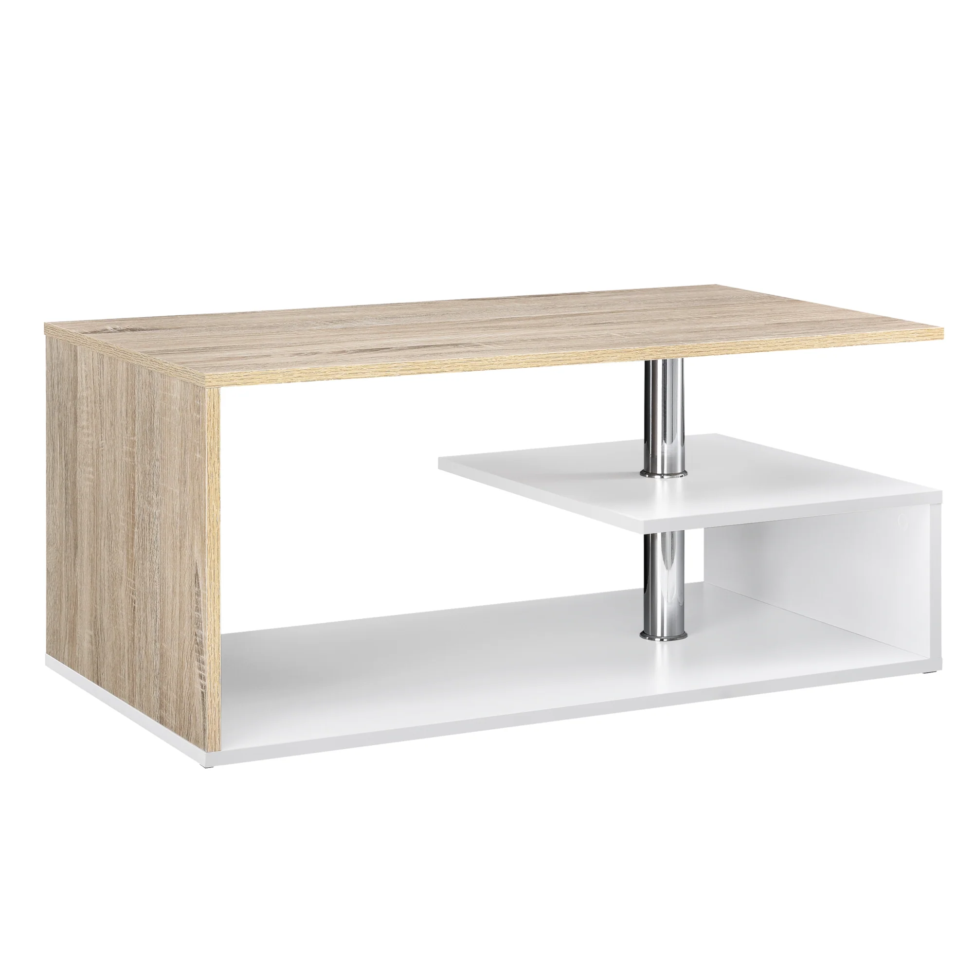Salontafel Haarlem rechthoekig 90x50x41 cm [en.casa] - Image 4