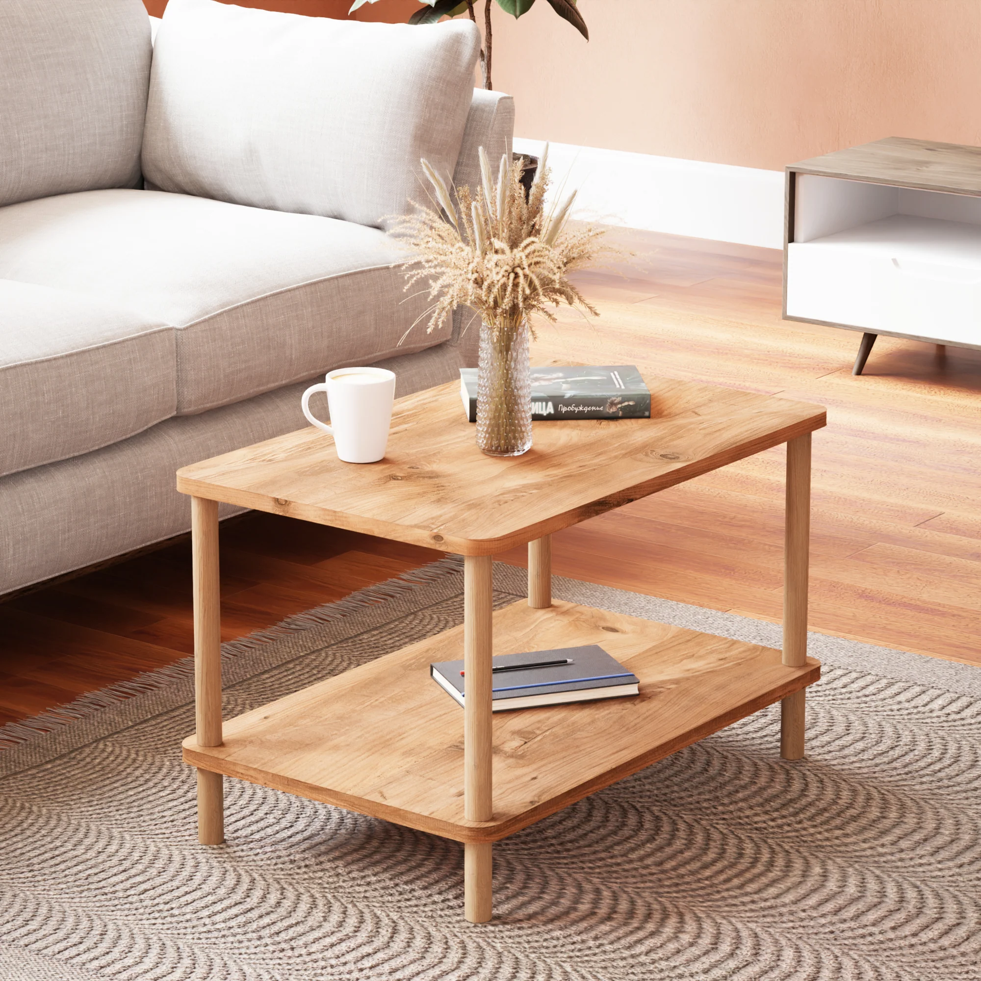 [en.casa] Salontafel Jelling 43x70x44 cm - 2 varianten - Image 2