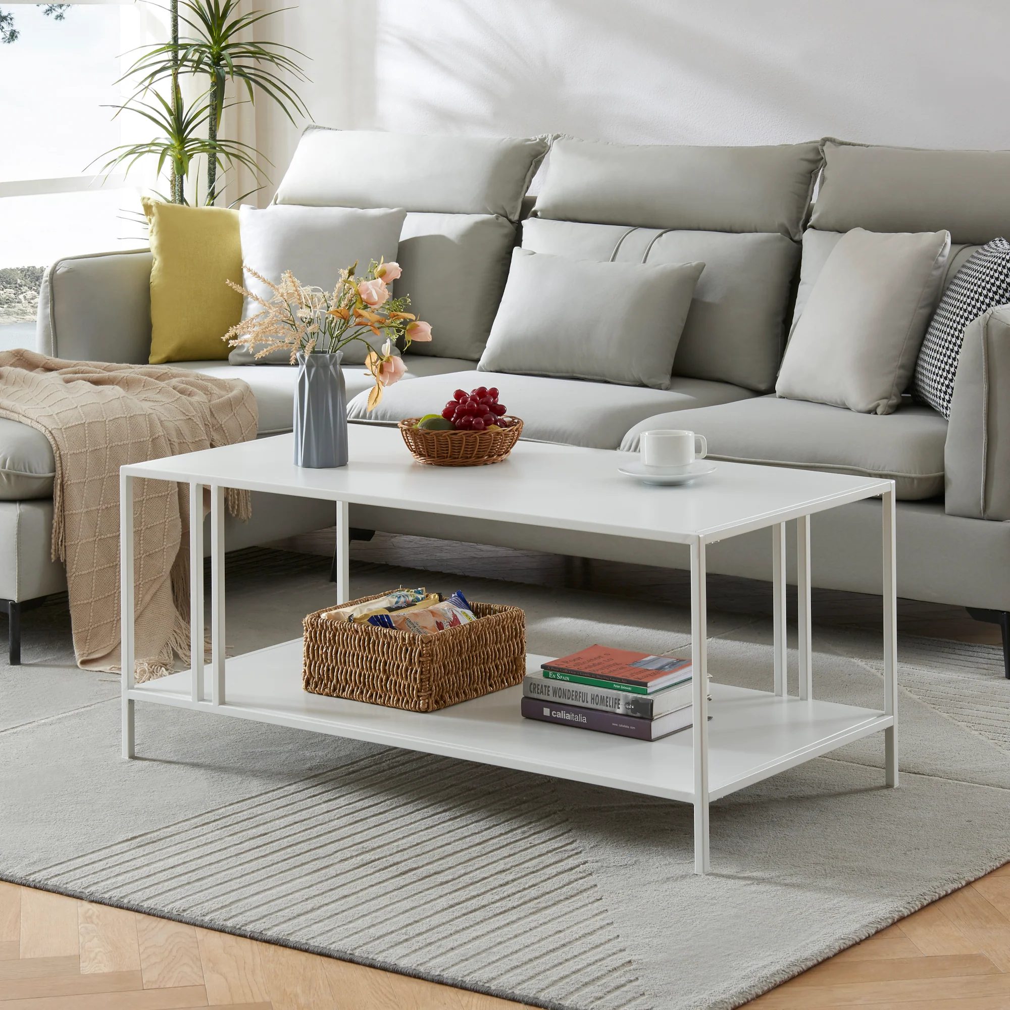 Salontafel Kumlinge metaal [en.casa] - Image 2