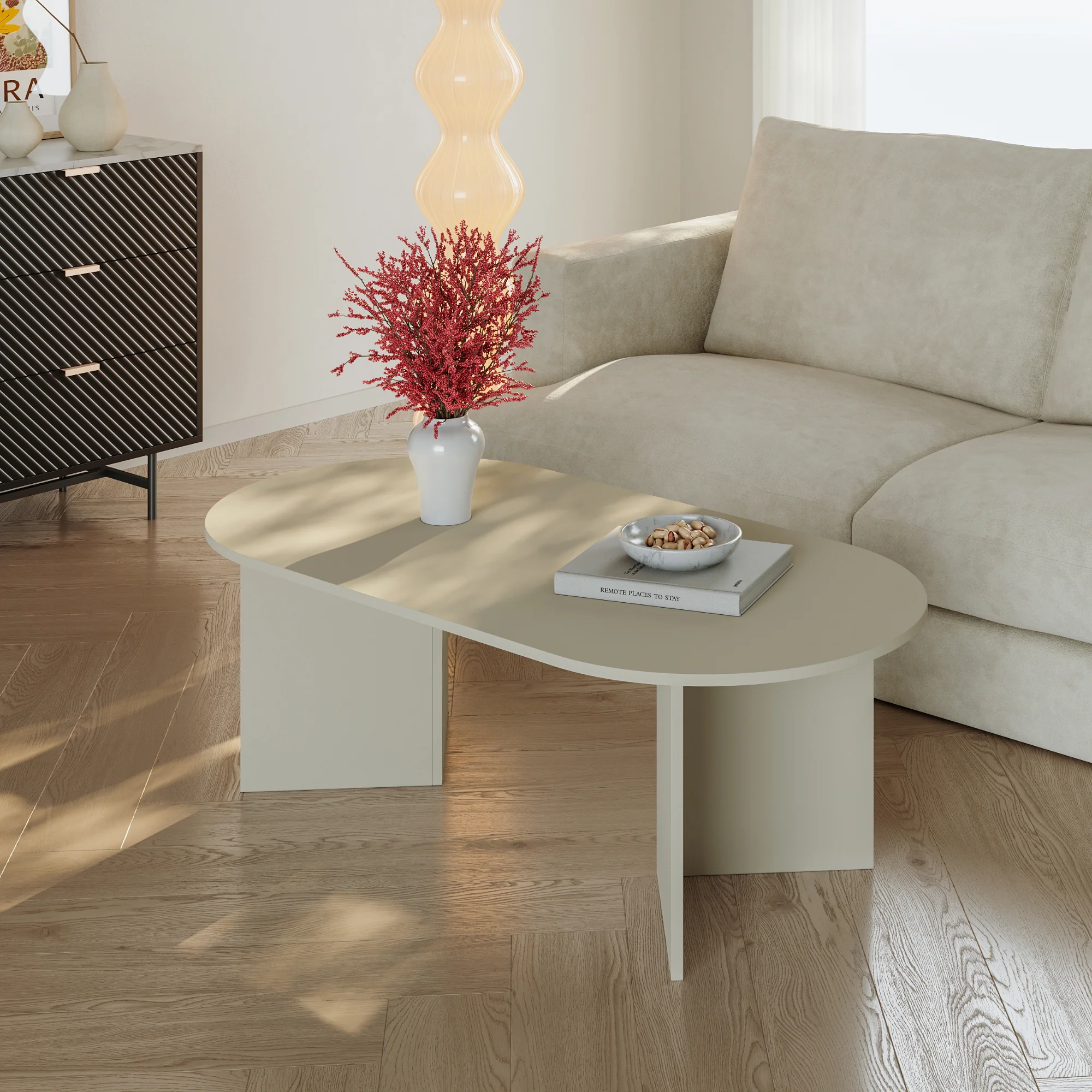 Salontafel Kynd ovaal 119x60x40 cm [en.casa] - Image 3