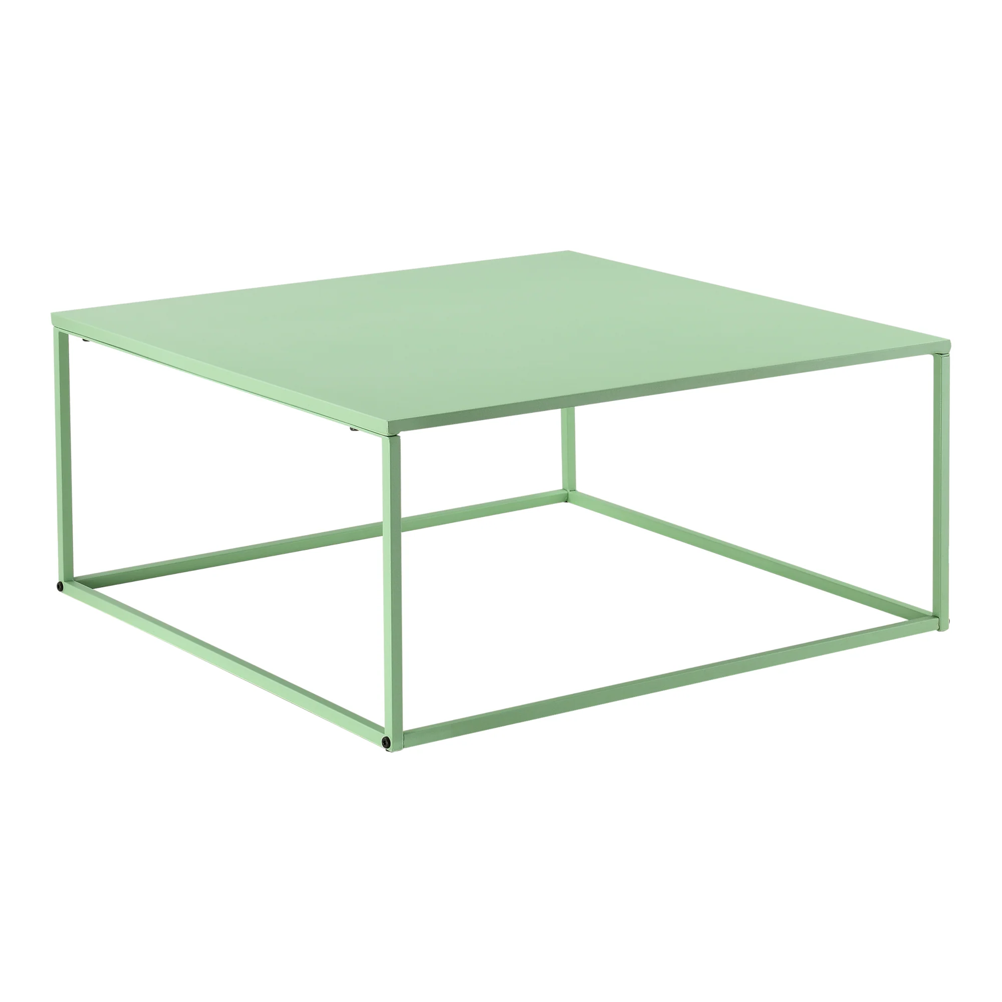 Salontafel Lebus 38x85x85 cm vierkant metaal - 3 kleuren - Image 4