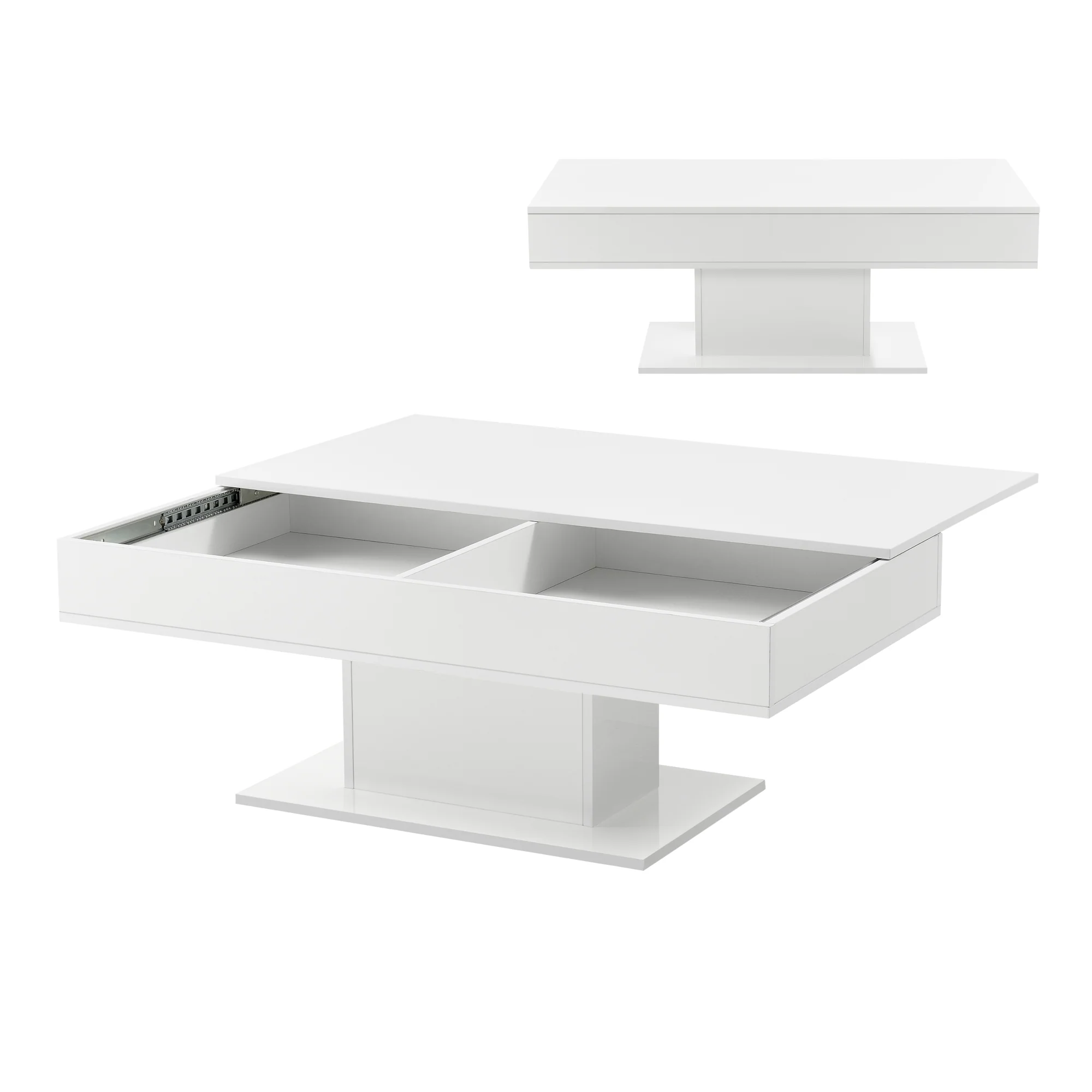 Salontafel Lünen met opbergruimte 110x60x40 cm [en.casa] - Image 3