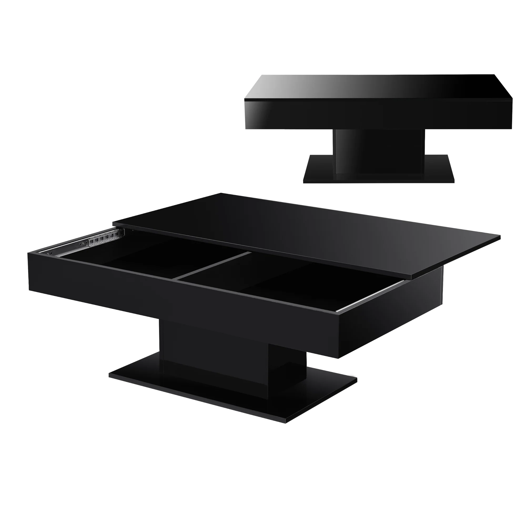 Salontafel Lünen met opbergruimte 110x60x40 cm [en.casa] - Image 4
