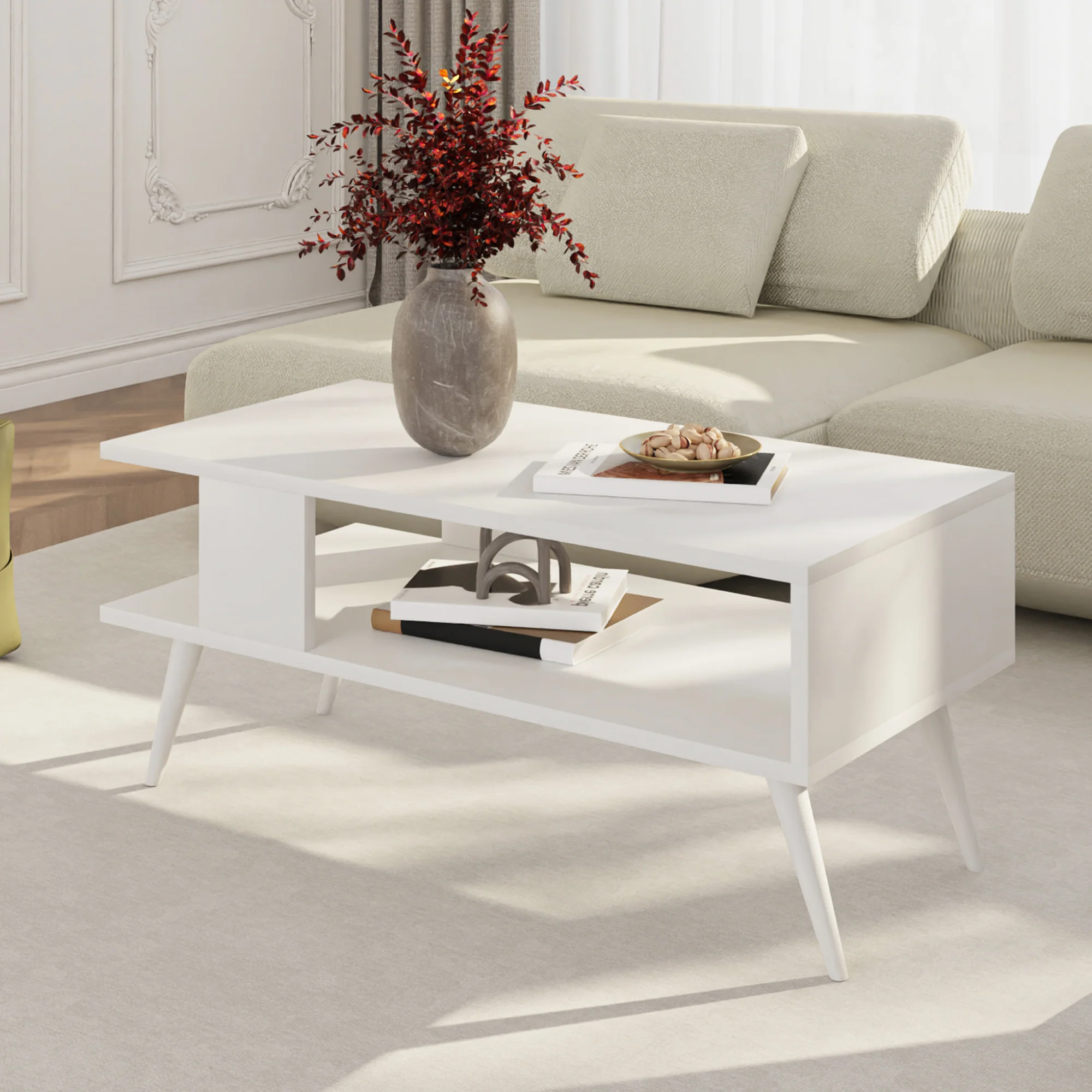 [en.casa] Salontafel Lycksele 40x90x45 cm - 4 varianten - Image 2