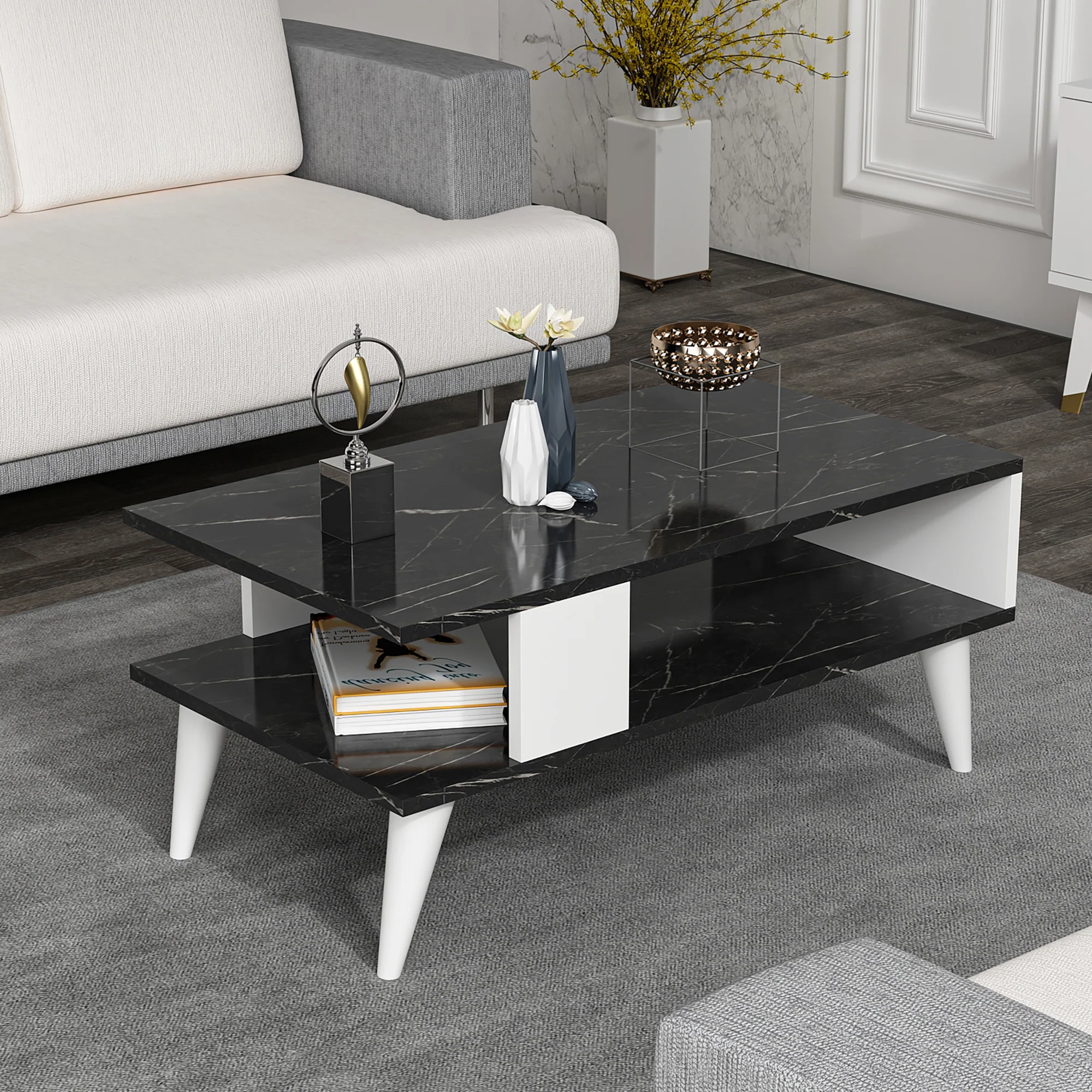 [en.casa] Salontafel Lycksele 40x90x45 cm - 4 varianten - Image 4
