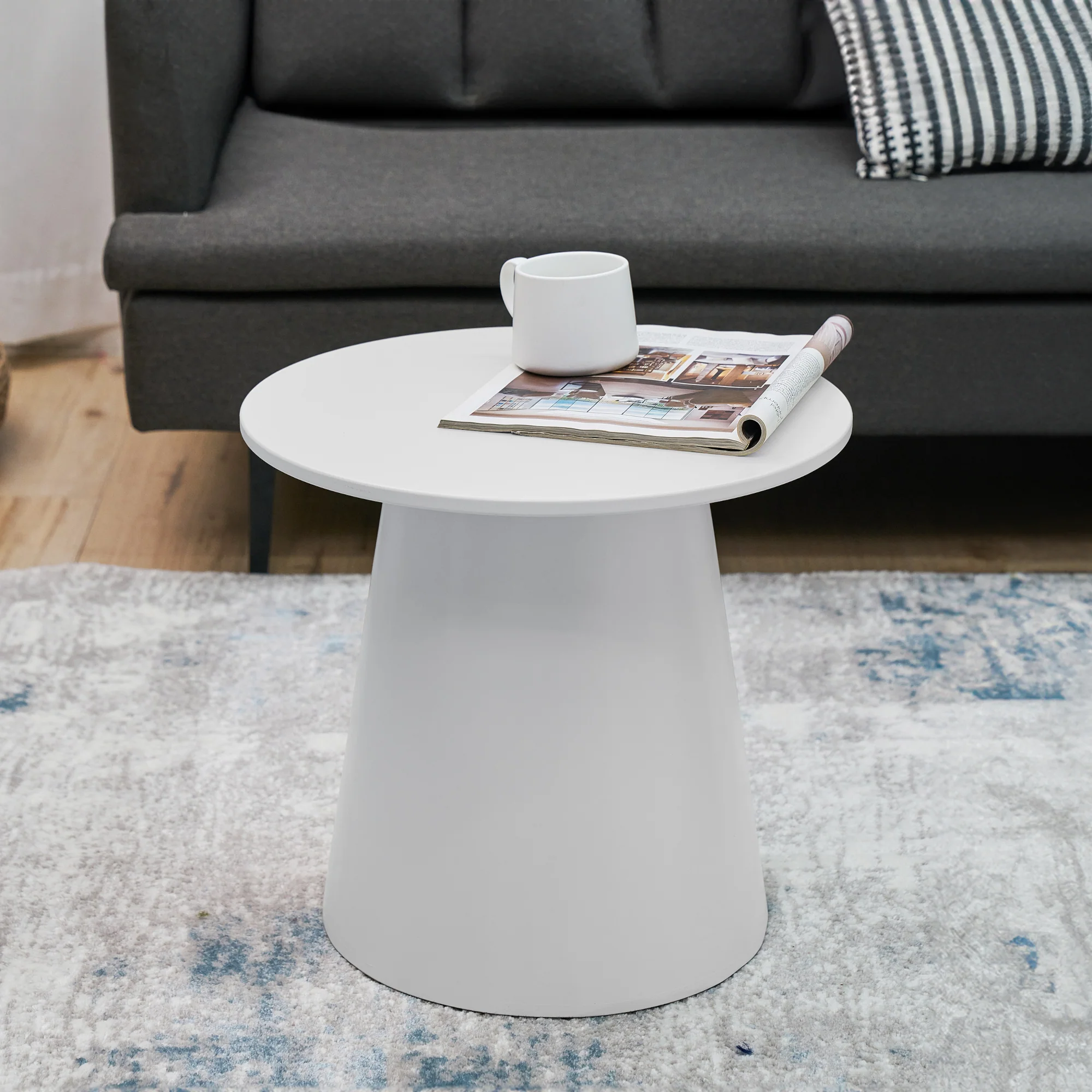 Salontafel Nyd rond 40x44 cm tafel met stabiel onderstel [en.casa]