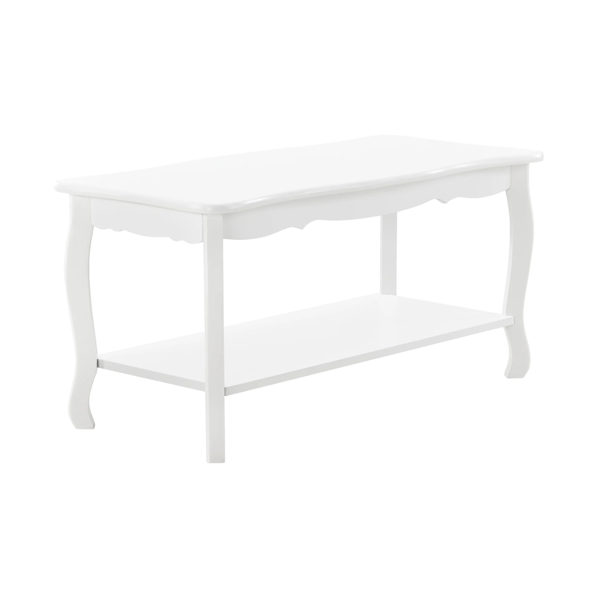 Salontafel Rome met 1 plank MDF en grenen 87,5x40x42 cm wit