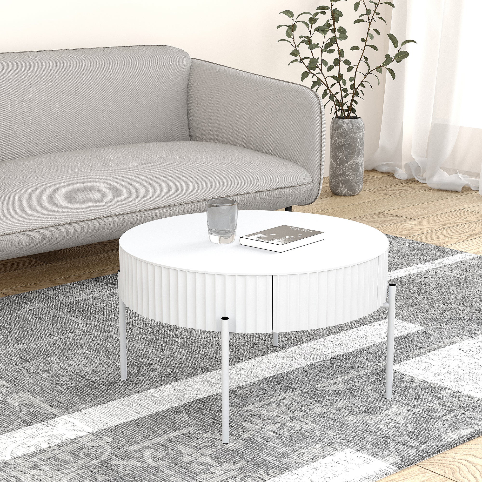 Salontafel Rill rond Ø60 cm [en.casa] - Image 2