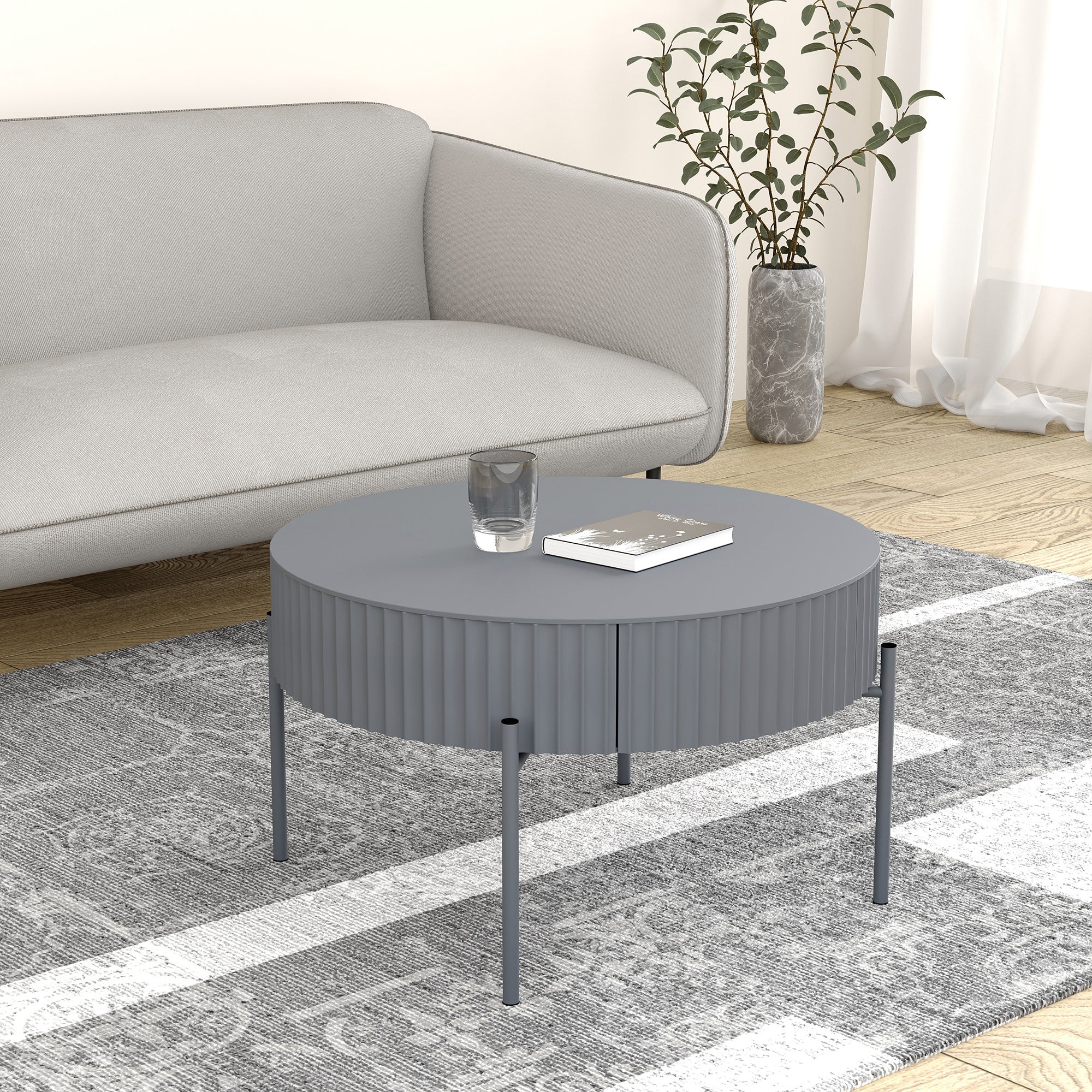 Salontafel Rill rond Ø60 cm [en.casa] - Image 3