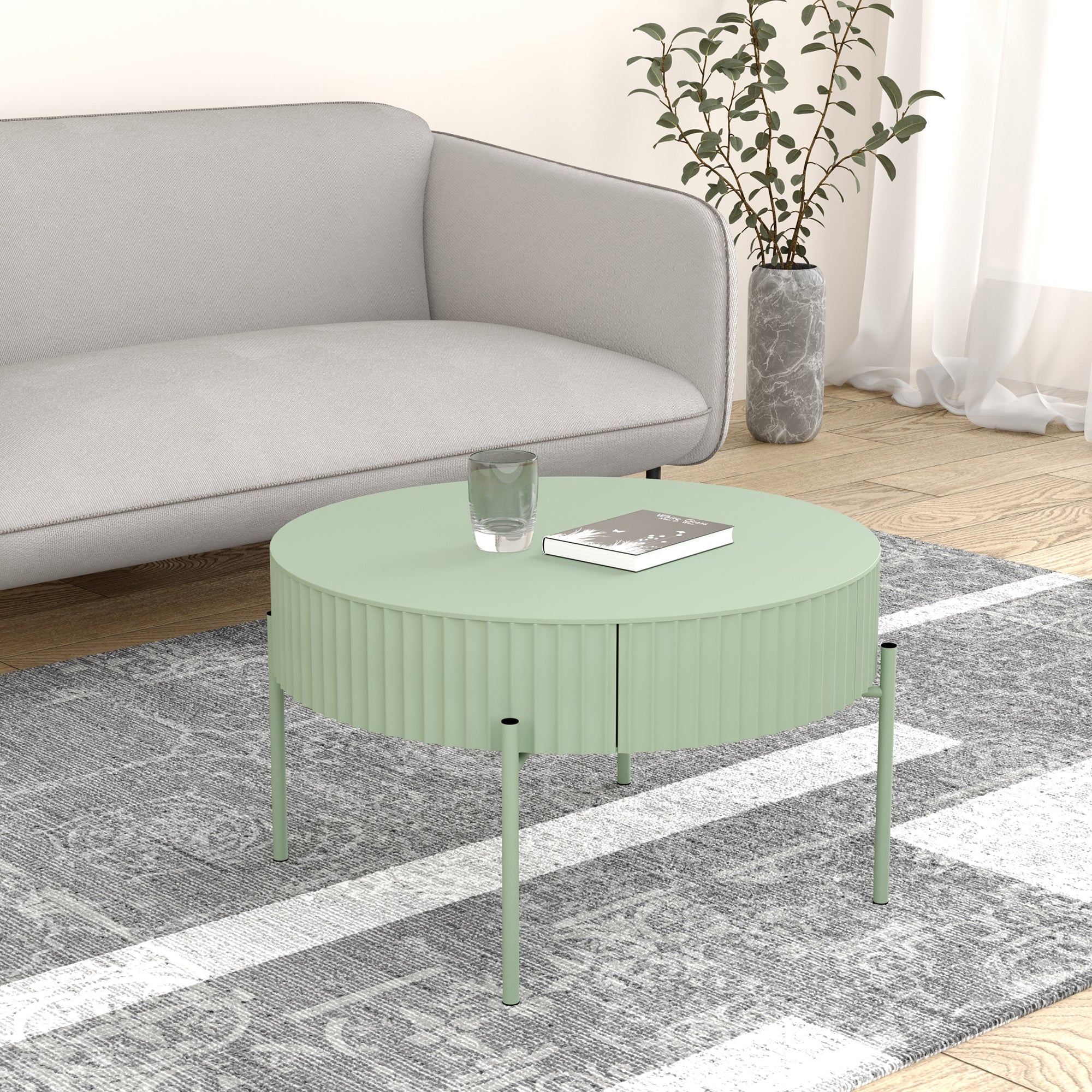 Salontafel Rill rond Ø60 cm [en.casa] - Image 4