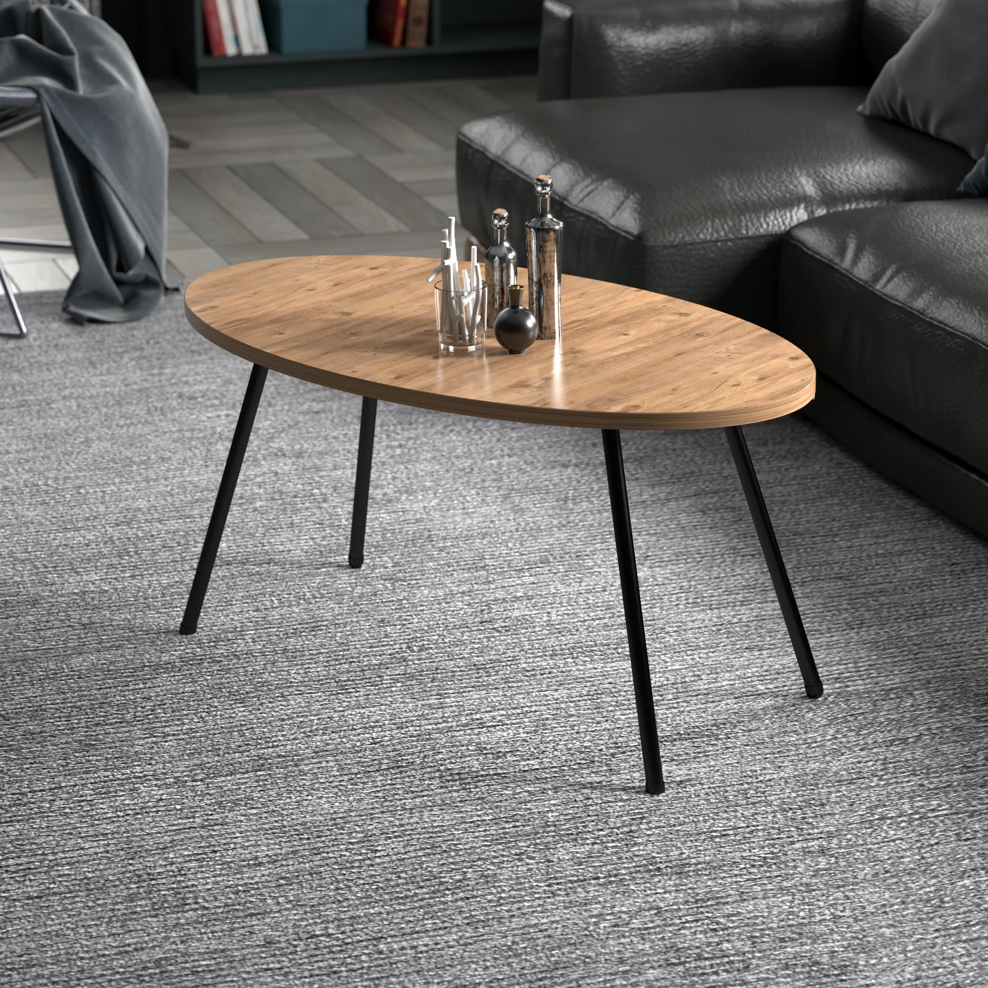 [en.casa] Salontafel Skærbæk 43x90x50 cm - 3 varianten - Image 3