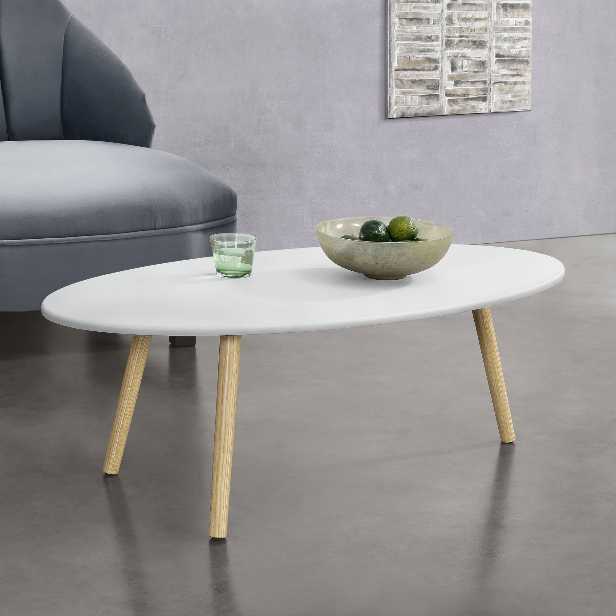 Salontafel Viborg ovaal 109,5x59,5x39,5 cm - 3 varianten - Image 5