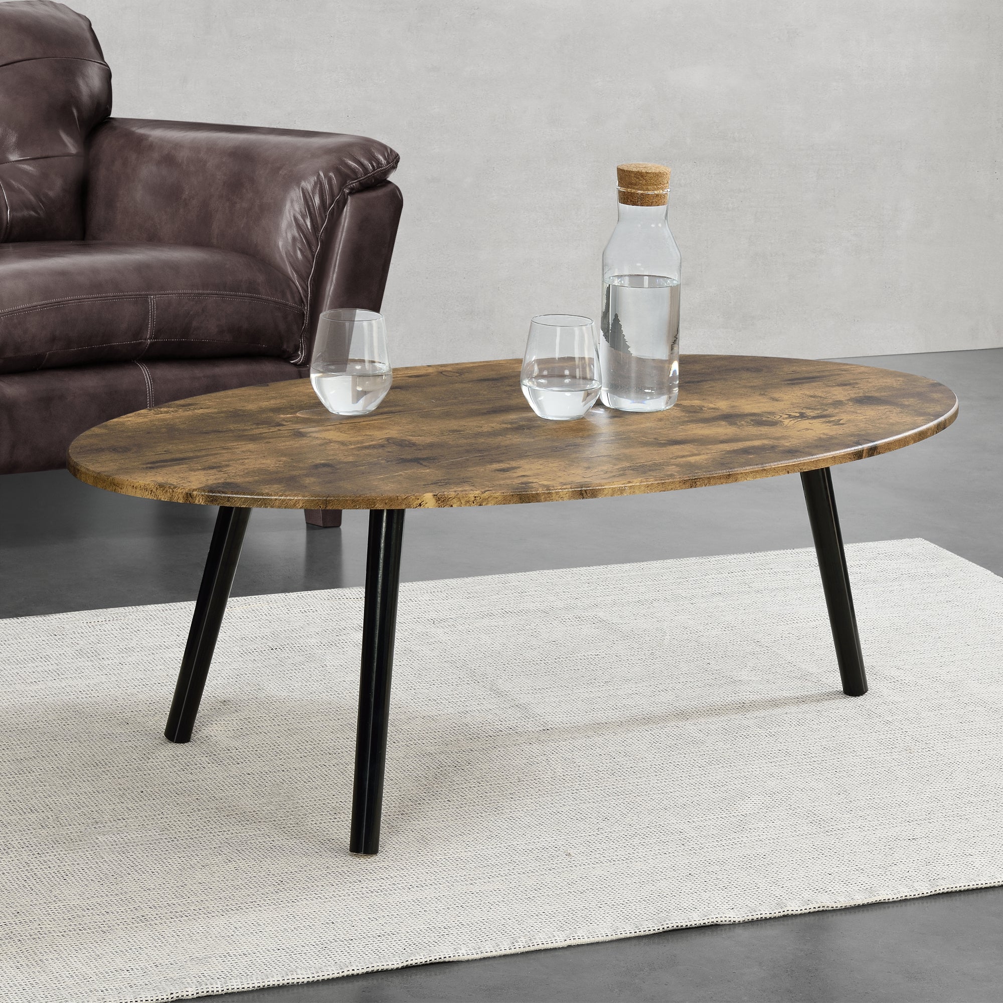 Salontafel Viborg ovaal 109,5x59,5x39,5 cm - 3 varianten - Image 7