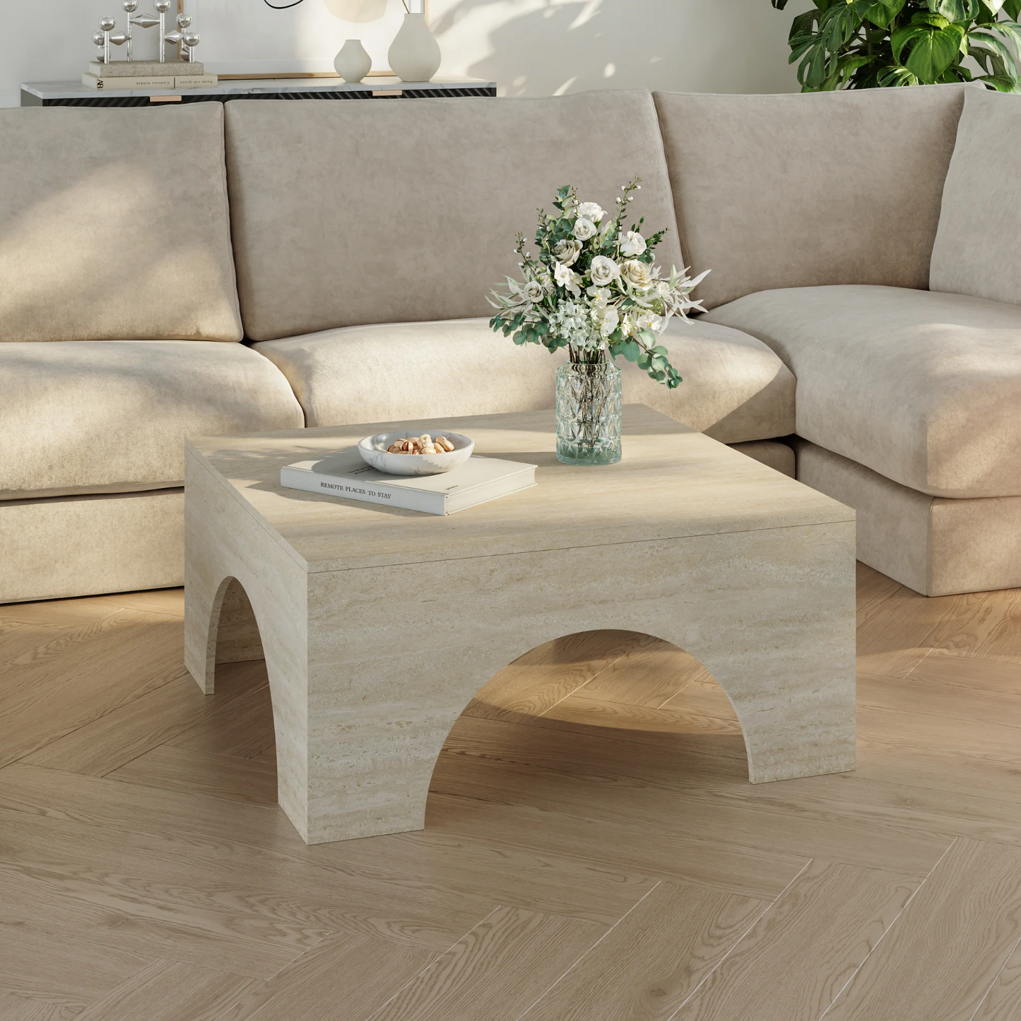 Salontafel Vivatka vierkant 80x80x37 cm [en.casa] - Image 3