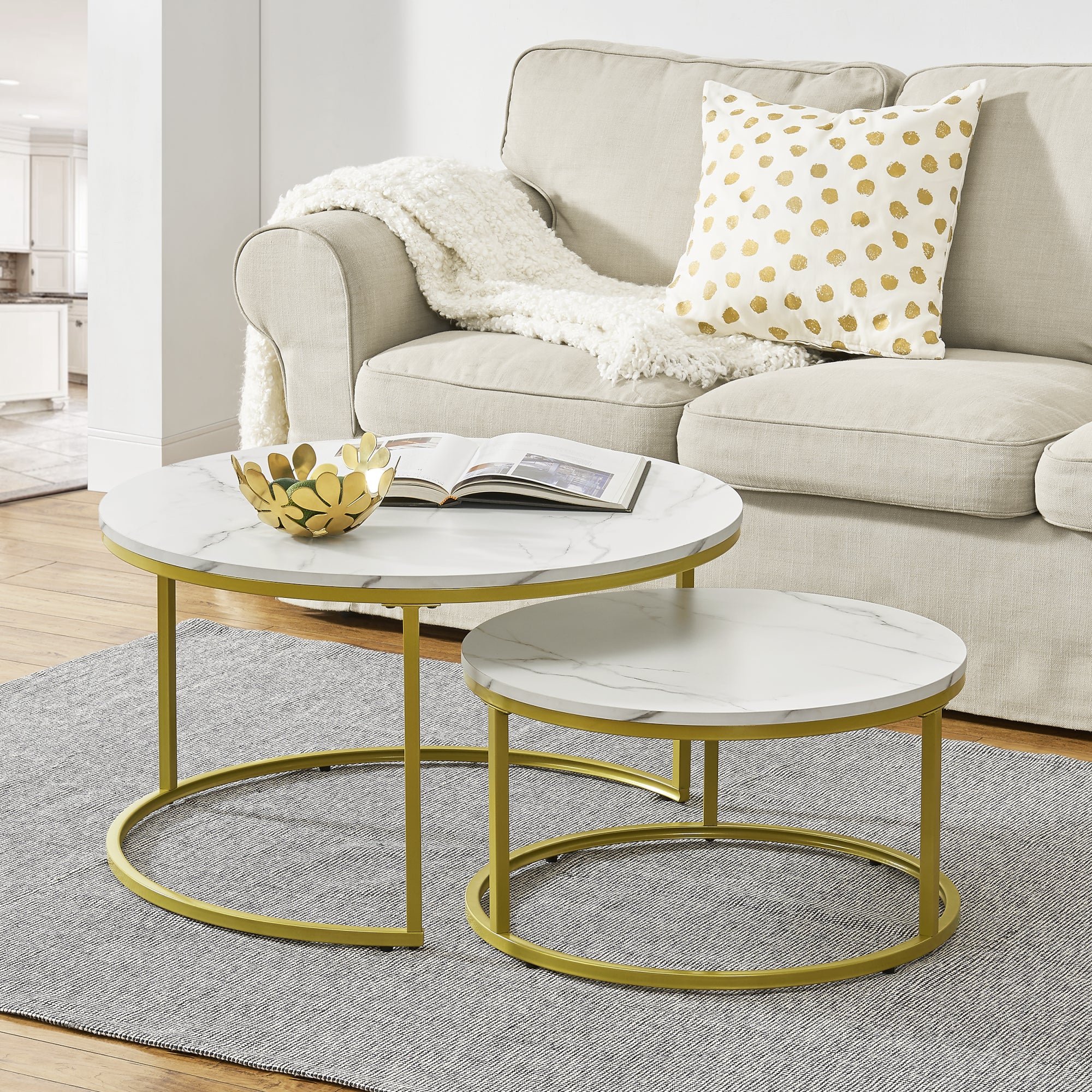 Salontafel Christchurch rond [en.casa] - Image 2