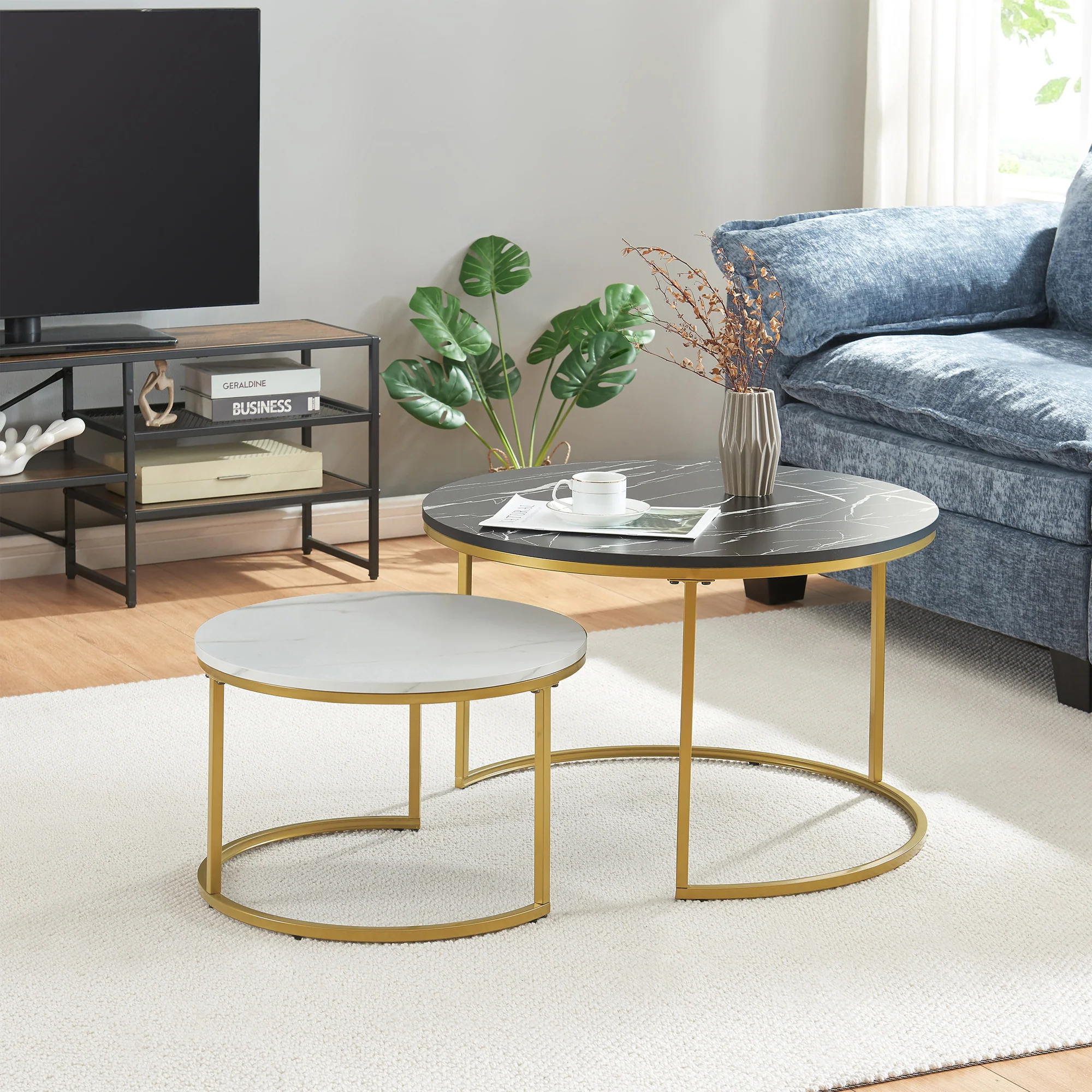 Salontafel Christchurch rond [en.casa] - Image 7