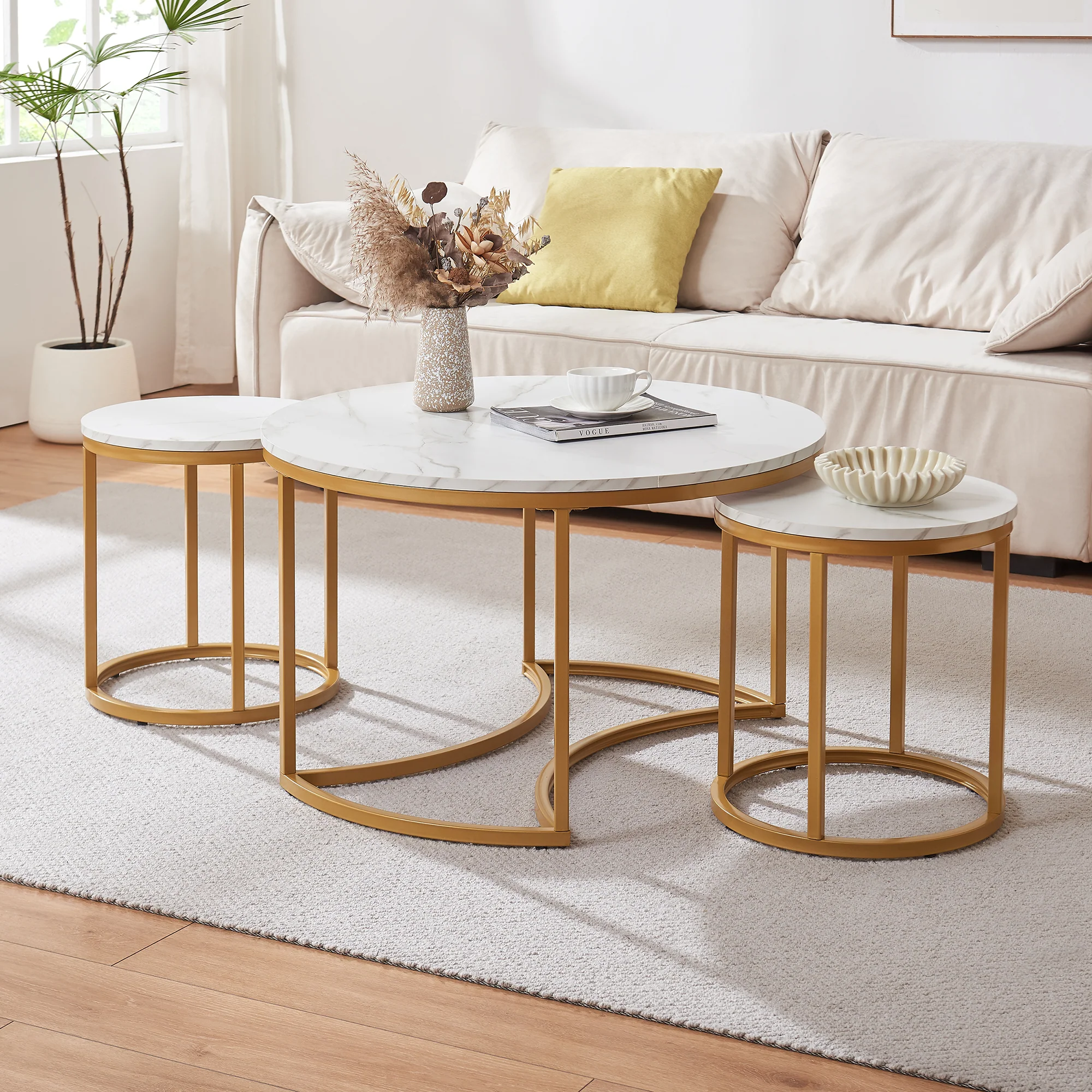 Salontafel Christchurch rond [en.casa] - Image 9