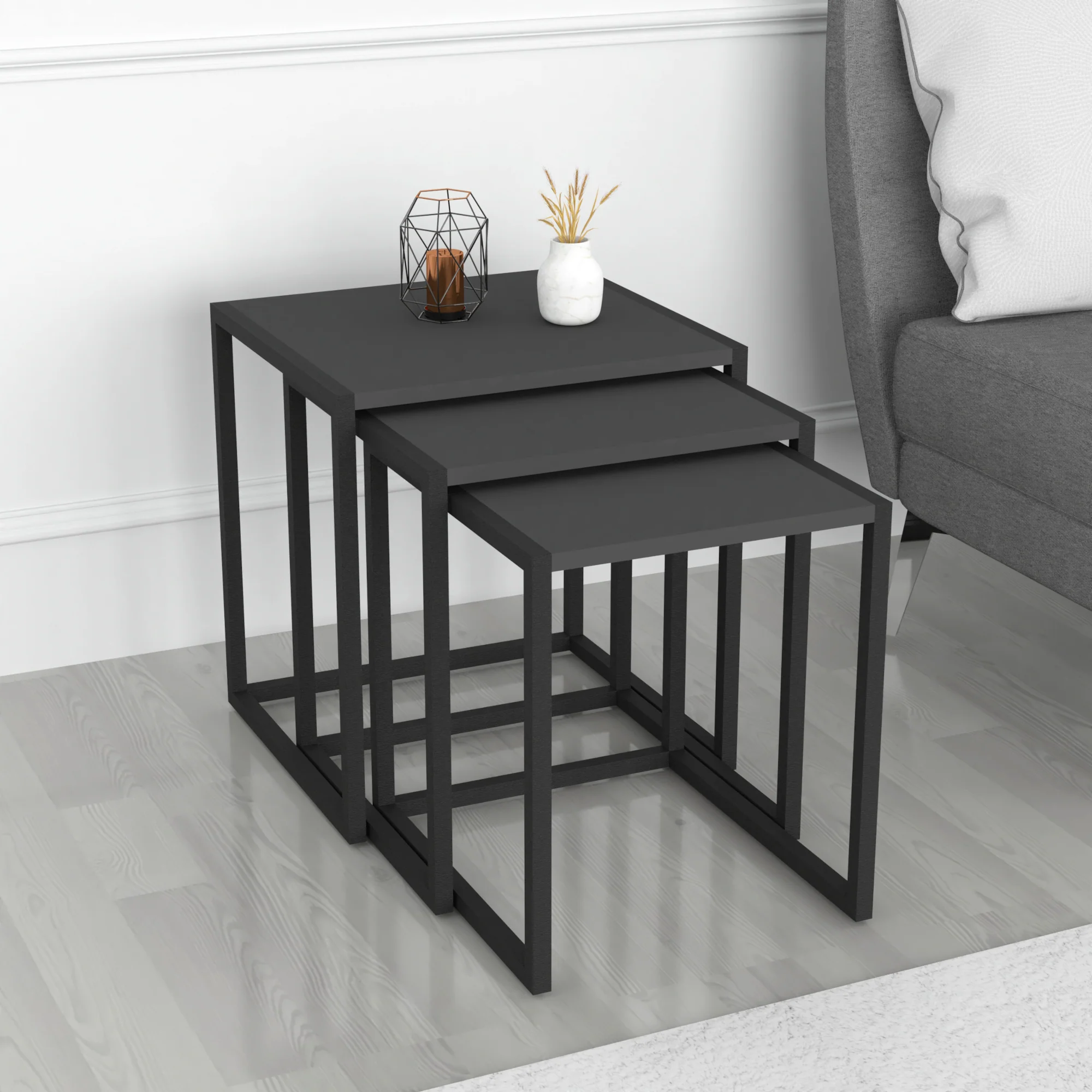 [en.casa] Bijzettafel set van 3 Sunnfjord - 3 varianten - Image 3