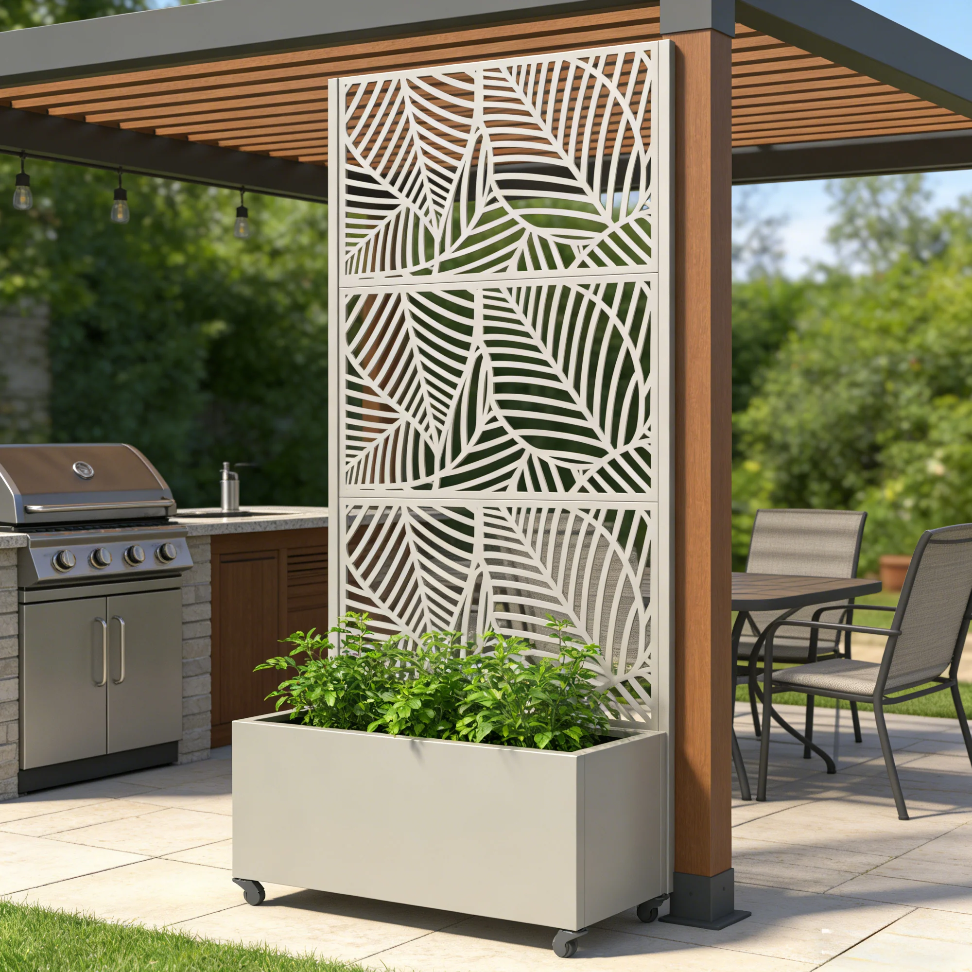 Tuinscherm Surnskoki met plantenbak casa.pro - Image 7