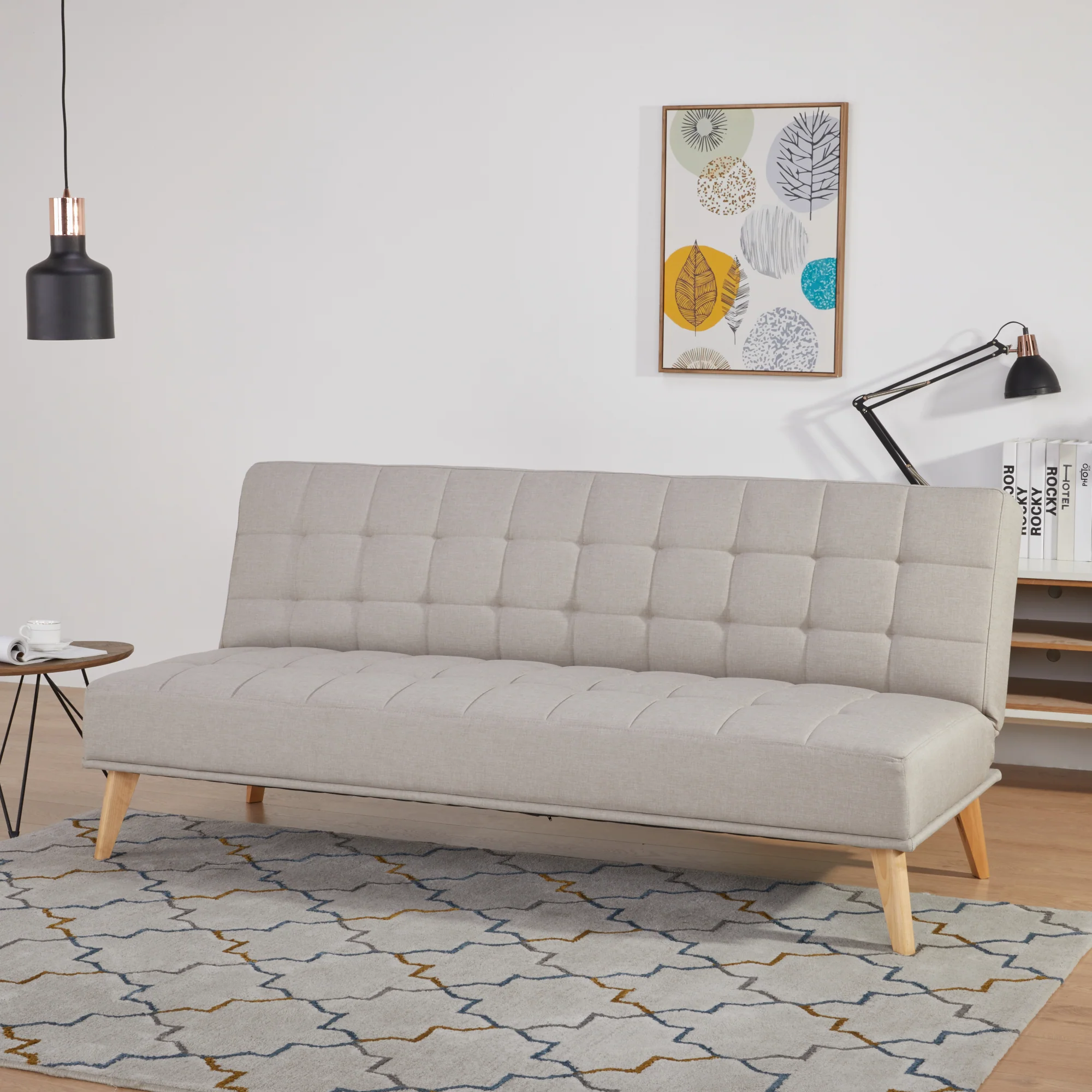 Slaapbank Pukkila 180x86x81 cm Textiel [en.casa] - Image 4