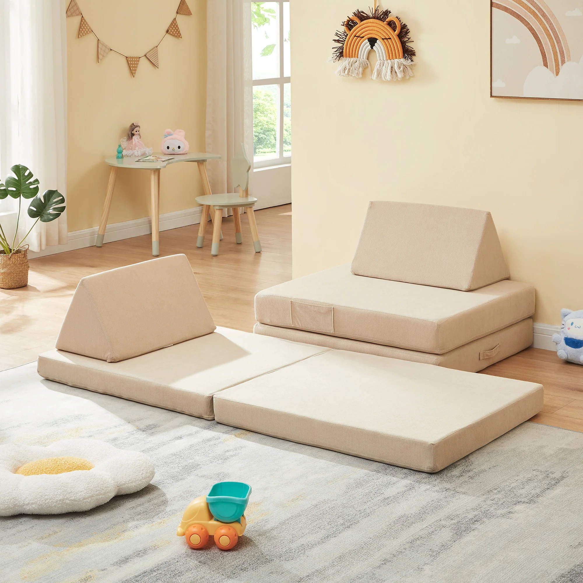 Speelbank Norhulta 5-delig kinderbank [en.casa] - Image 2