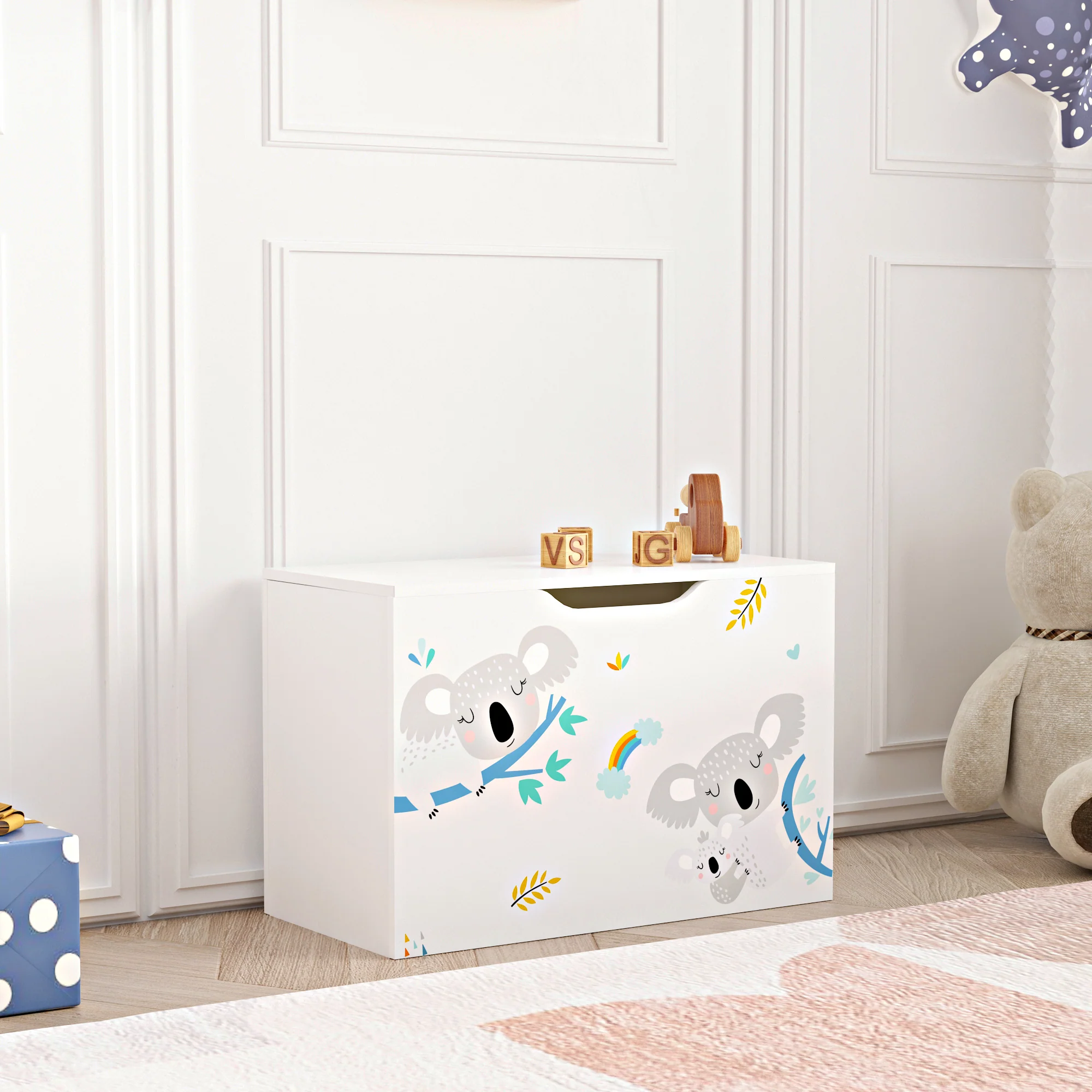[en.casa] Doos voor speelgoed Oleiros 40x60x30 cm - 4 varianten - Image 5