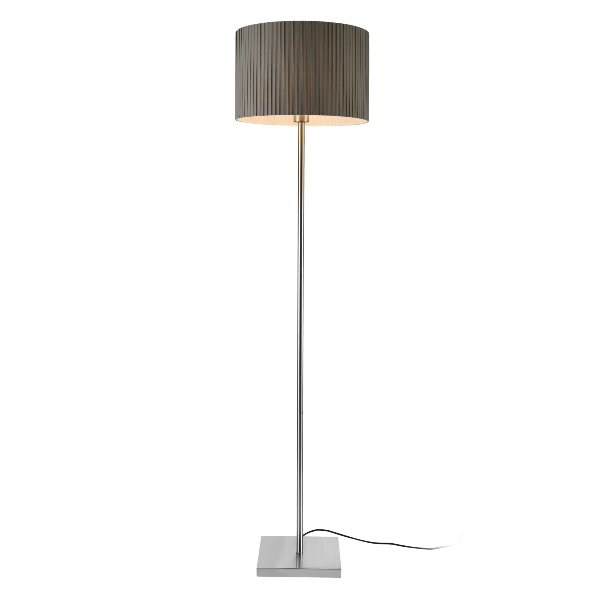 Vloerlamp staande lamp Coimbra 151xØ38 cm E27 grijs