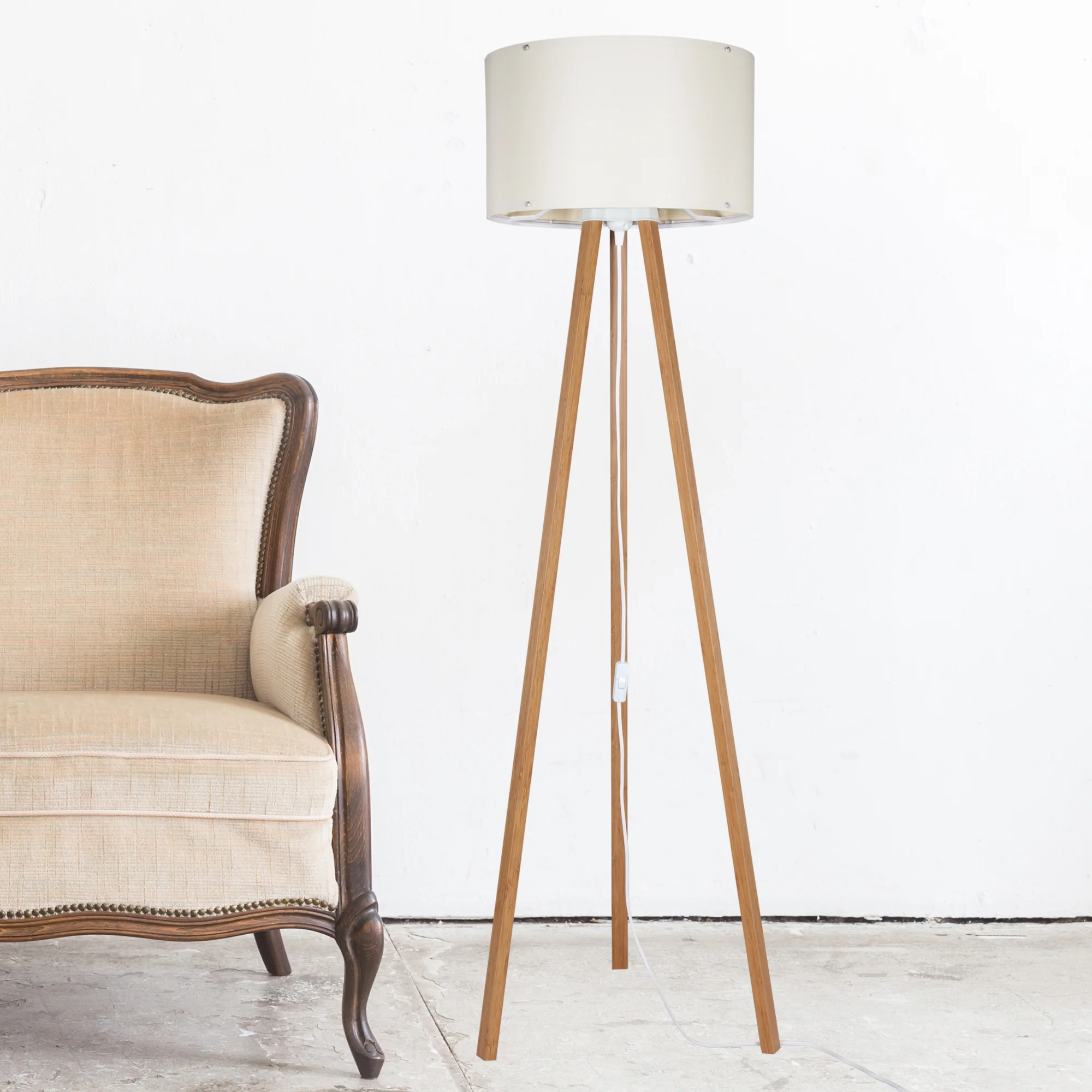 [lux.pro] Staande lamp vloerlamp E27 Keynes - 4 varianten