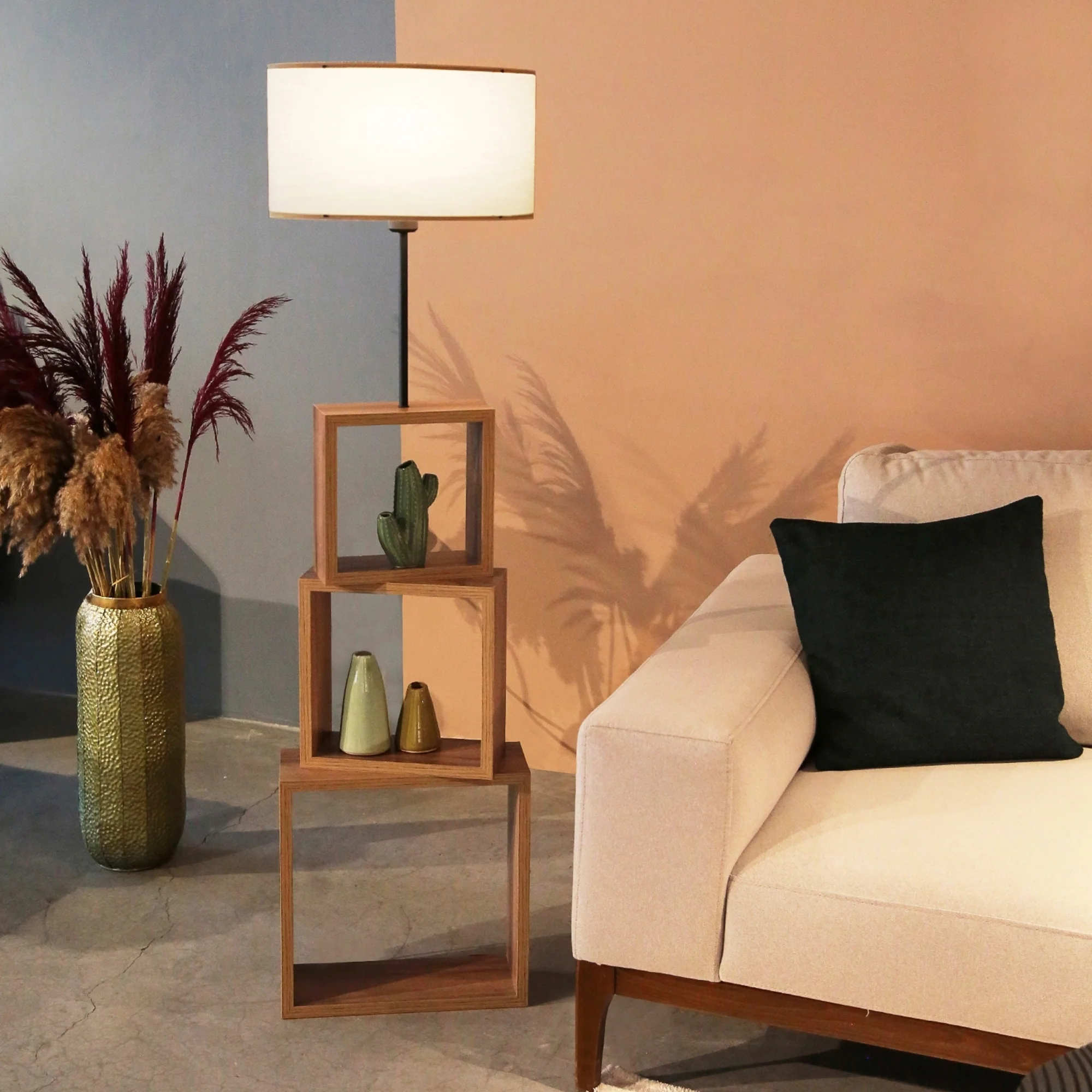 [lux.pro] Staande lamp Mansfield vloerlamp 140 cm E27 - 2 varianten - Image 2