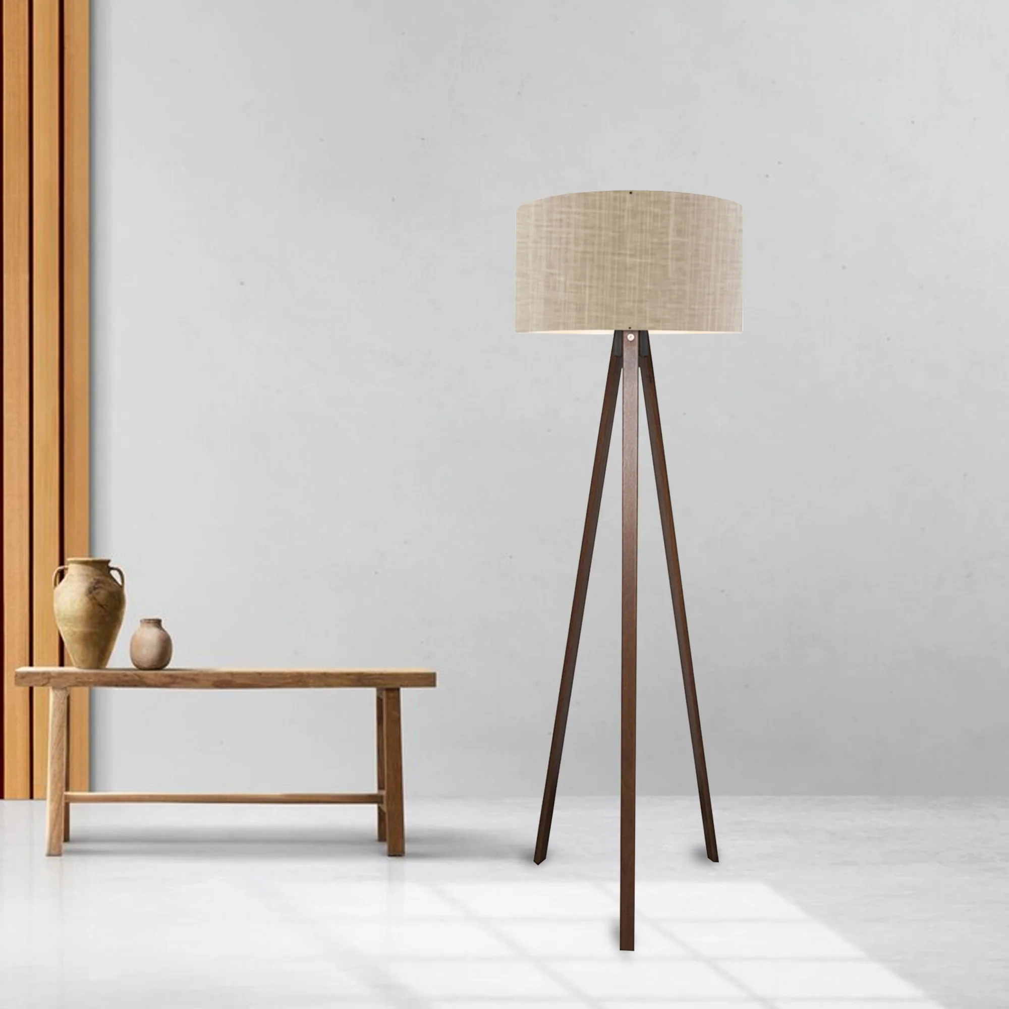 lux.pro Vloerlamp Newport 140 cm designlamp E27 - Image 7