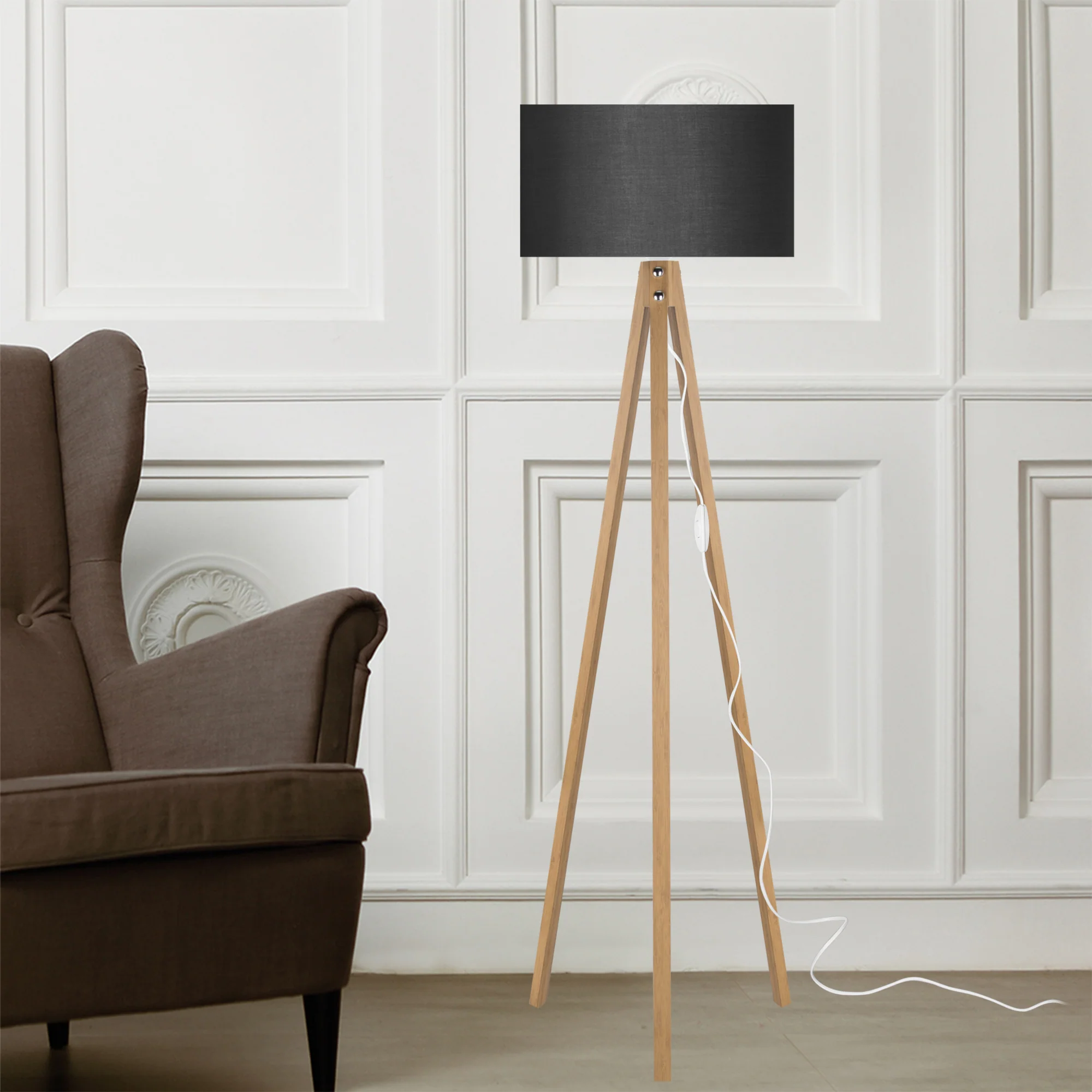 [en.casa] Staande lamp vloerlamp E27 Rochester - 5 varianten - Image 2