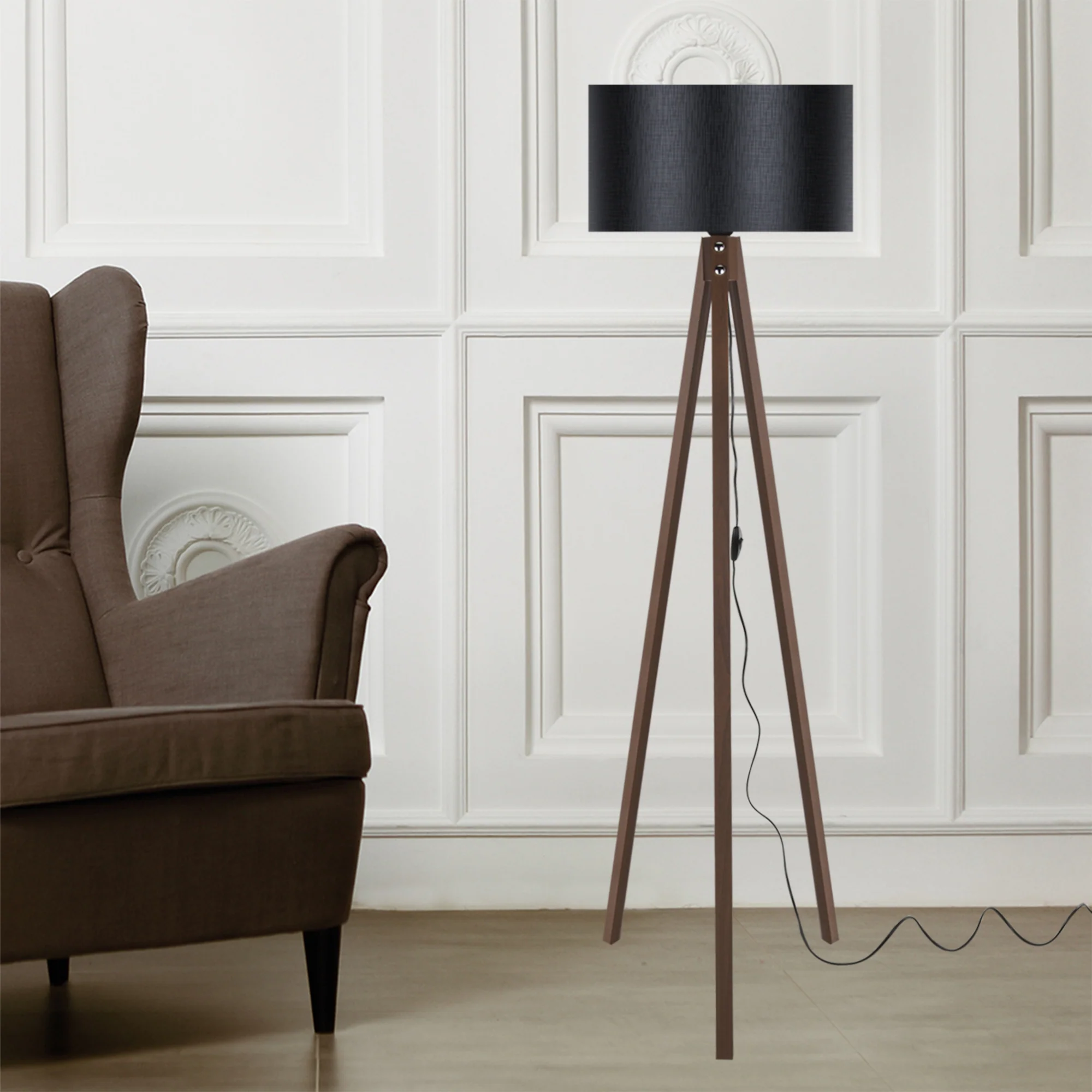 [en.casa] Staande lamp vloerlamp E27 Rochester - 5 varianten - Image 3
